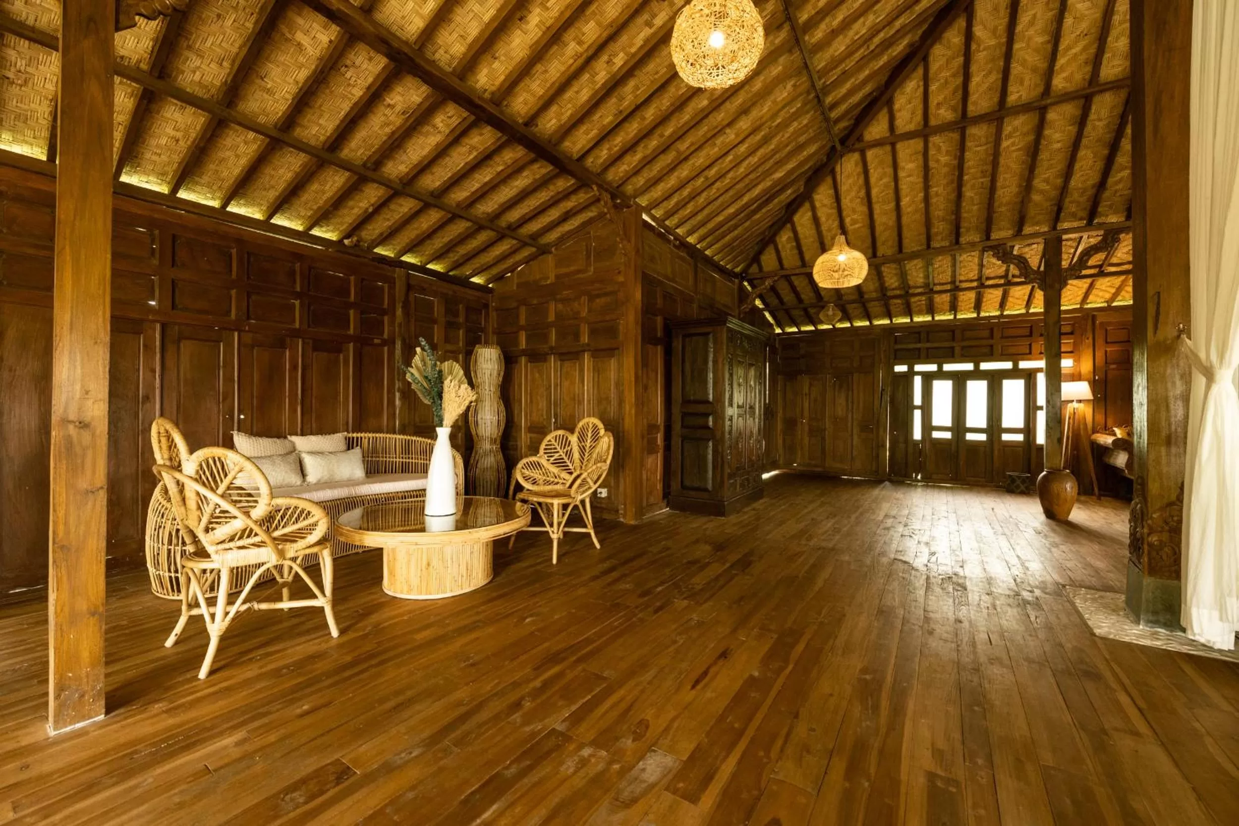 Living room in Tanah Damai Hotel