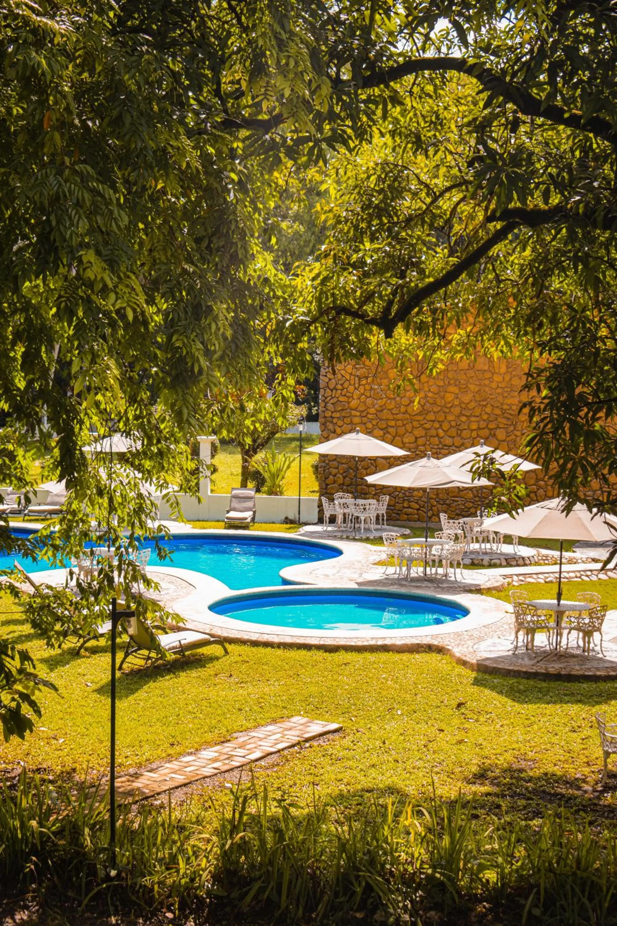 Swimming pool in Hotel Nututun Palenque