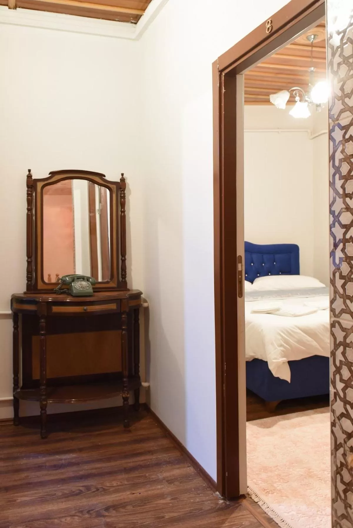 Decorative detail, Bed in ÖZ Butik Otel Antik Kent Myrleia