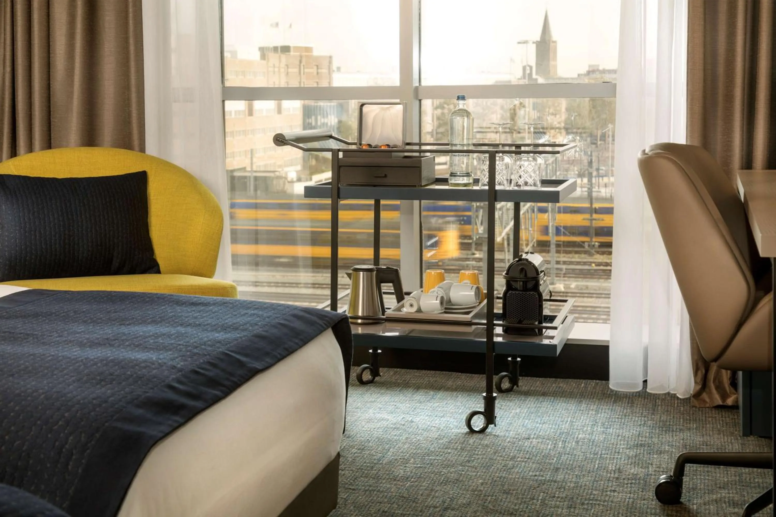 Bedroom, Bed in Park Plaza Utrecht