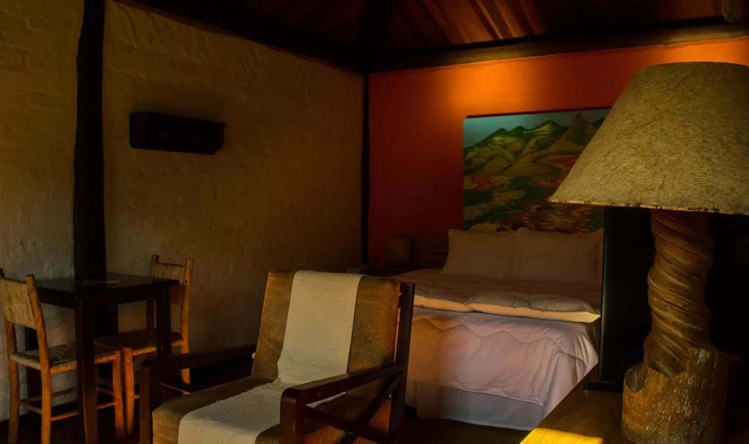 Bed in Pousada Vila Santa Barbara