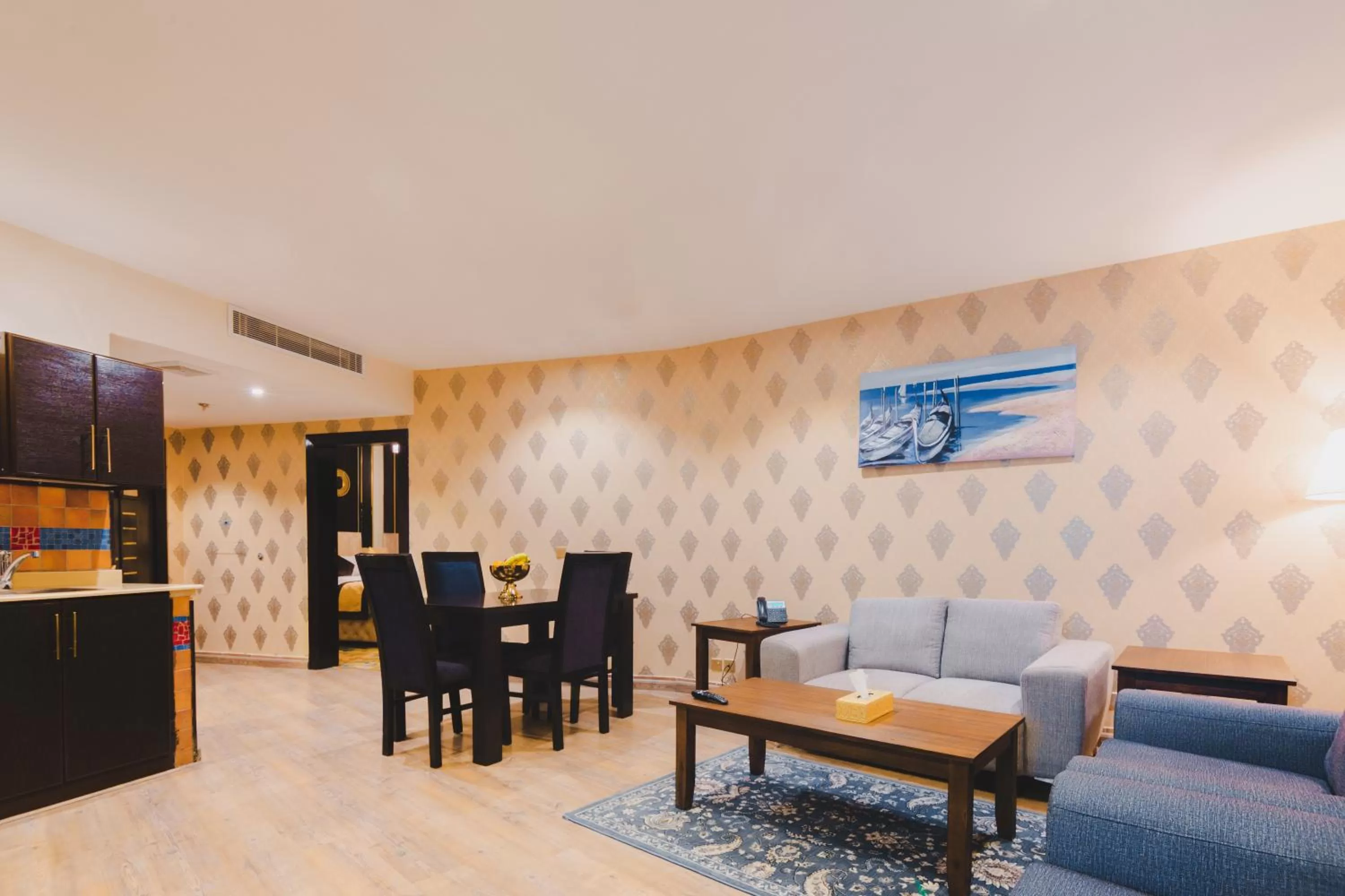 Living room in Golden Ship Hotel