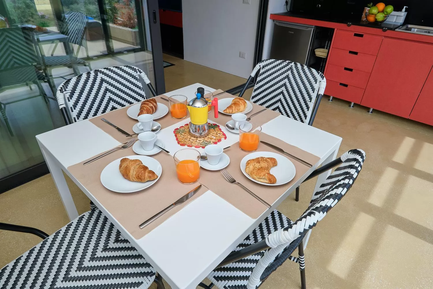 Dining area in Petrantica Resort