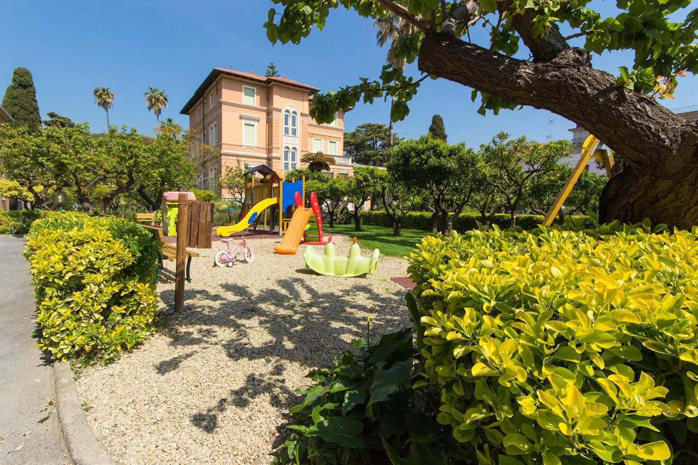 Children play ground in Hotel Villa San Giuseppe