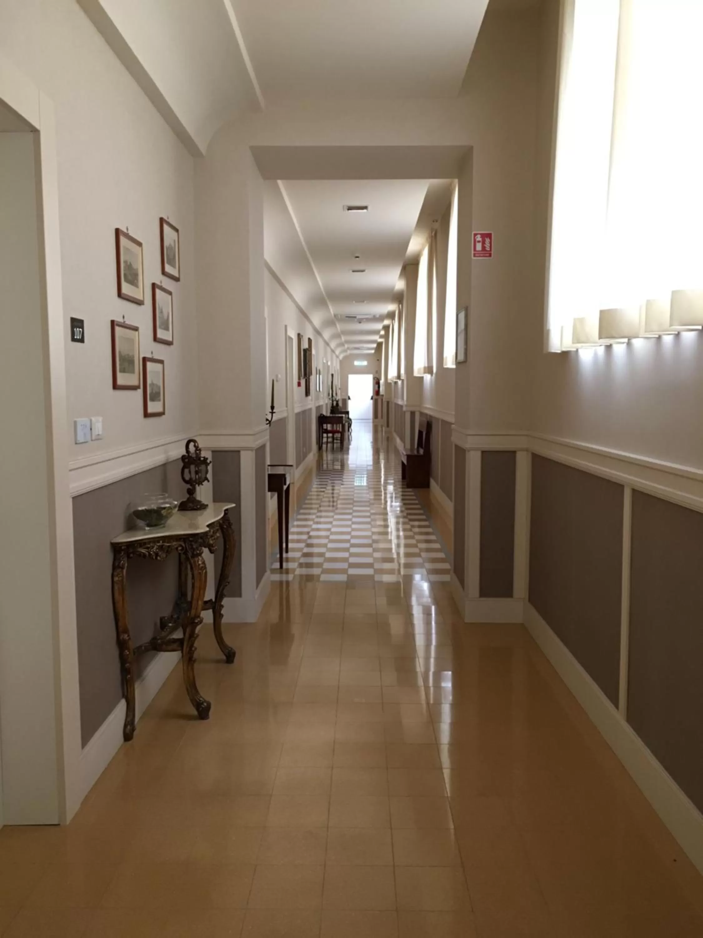 Decorative detail in Basilica Hotel