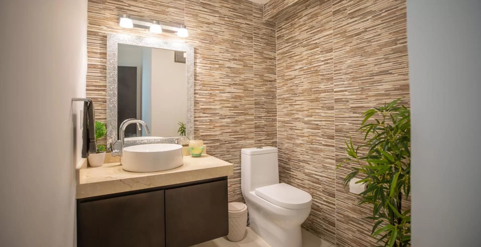 Bathroom in Beachfront Penthouses by LivIN Cancun