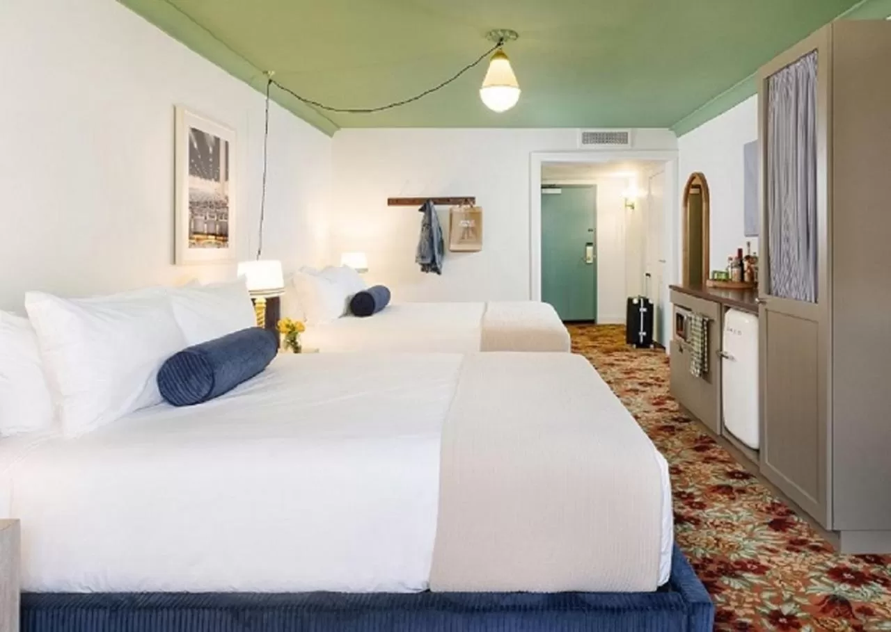 View (from property/room), Bed in Palihouse West Hollywood at Beverly Hills