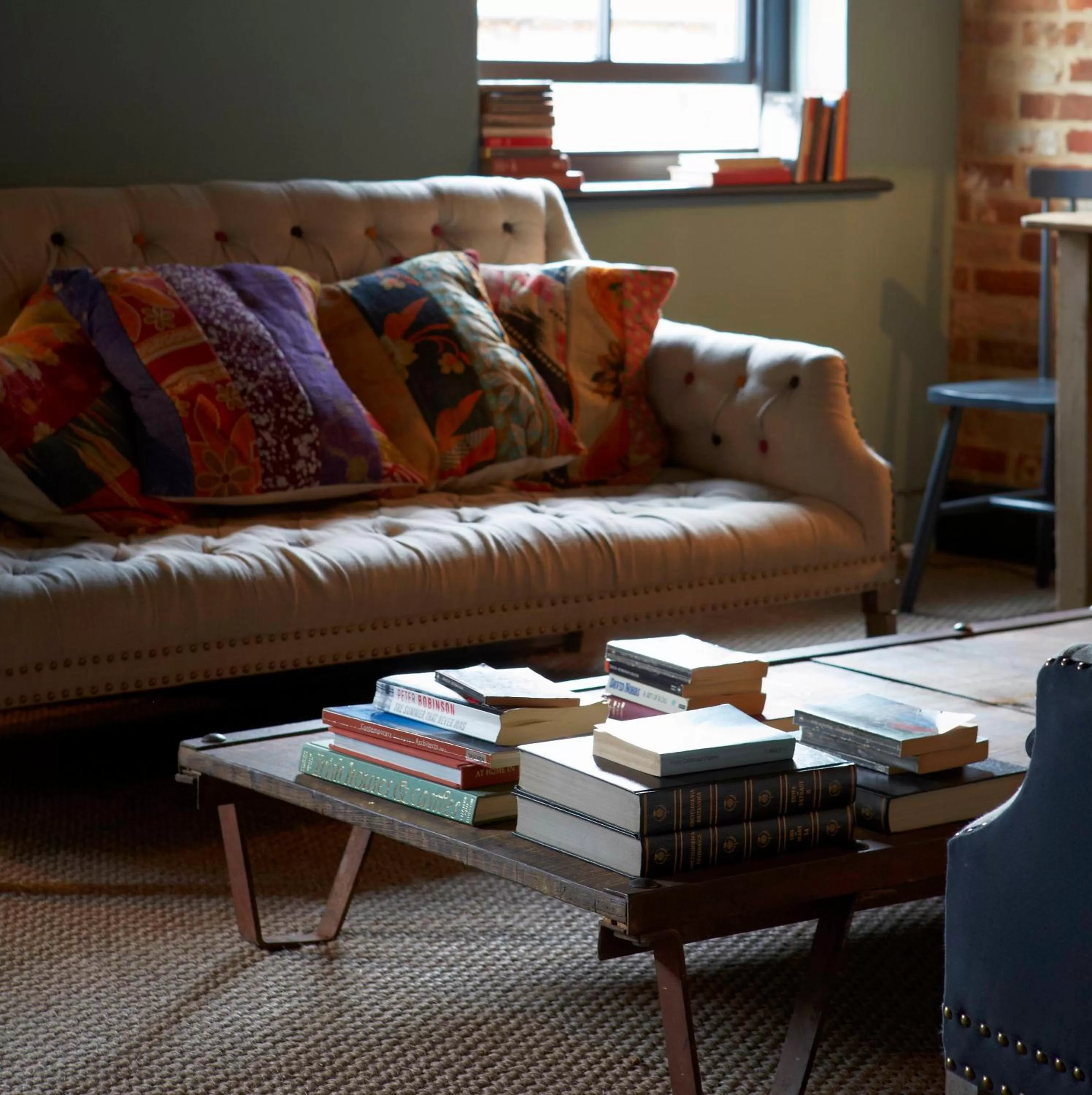 Seating area in Bel and The Dragon-Kingsclere