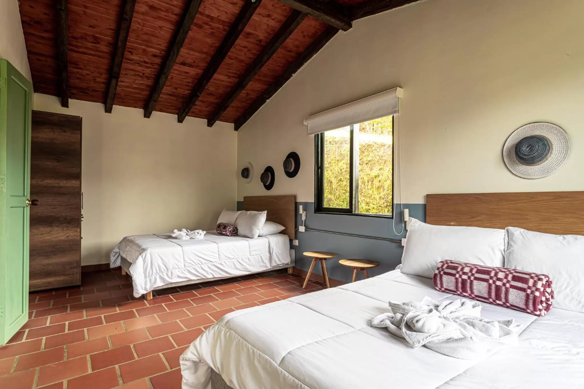 Bed in Soy Local Guatape