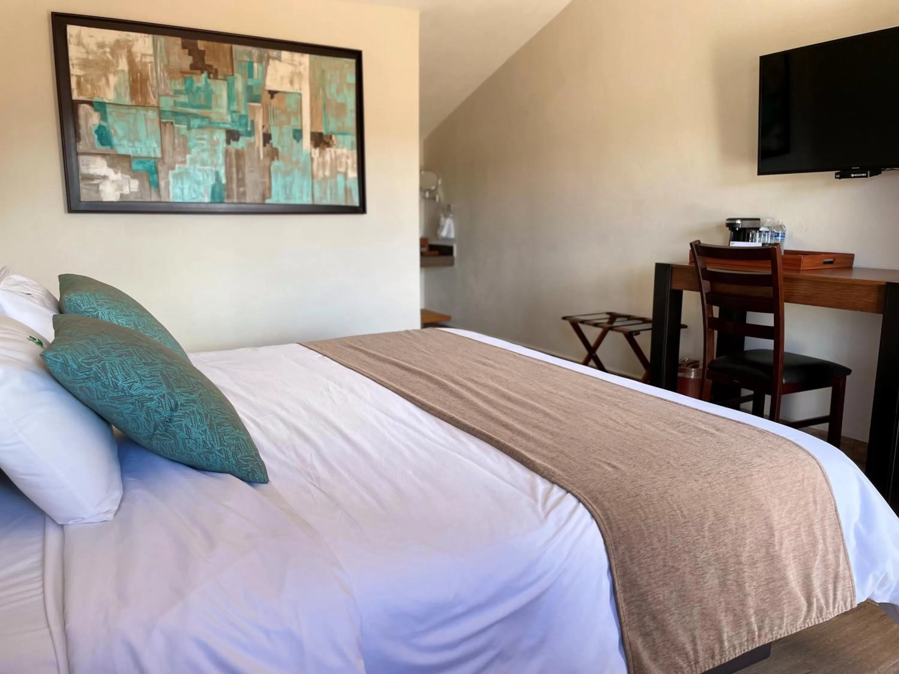 Bed in Hotel Villa Murano