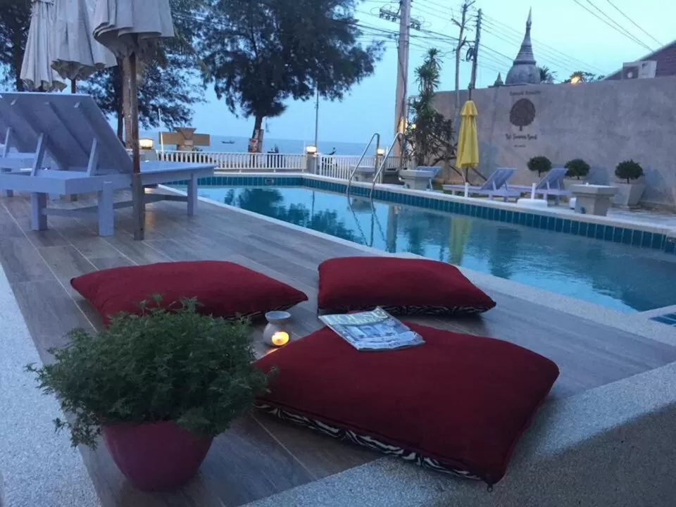 Swimming Pool in BC Summer Beach