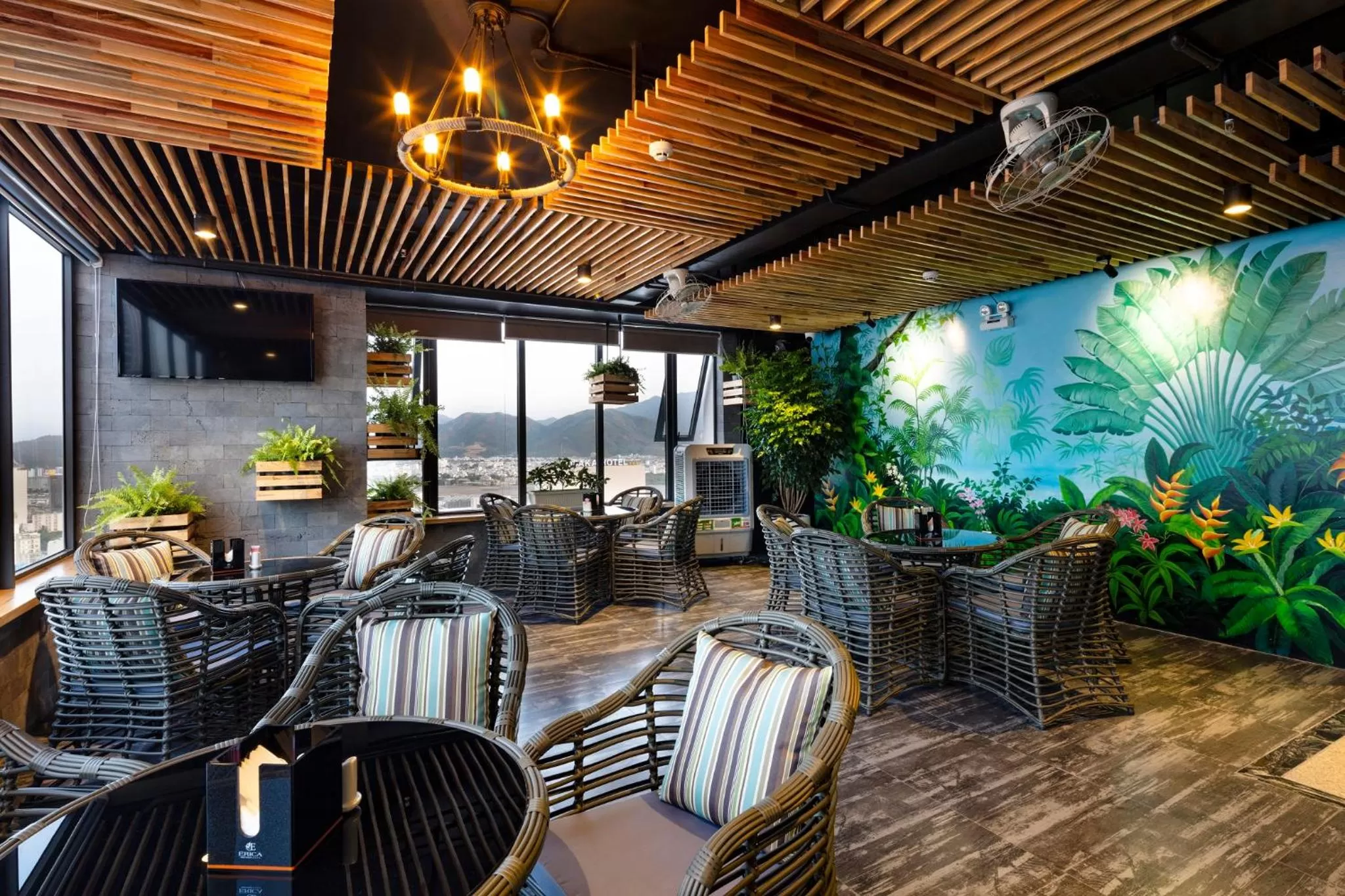Lounge or bar in Erica Nha Trang Hotel