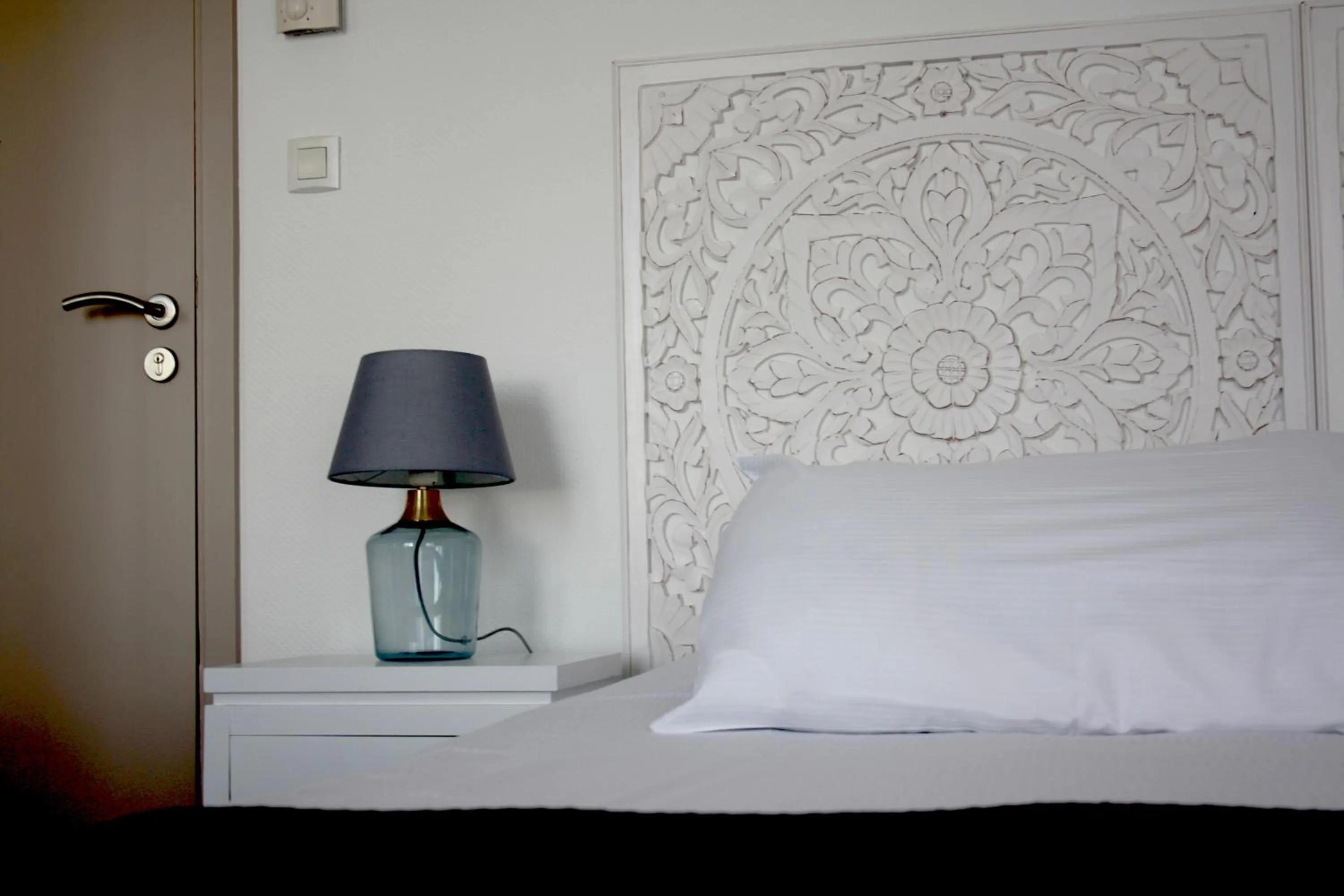 Bedroom, Bed in Logis Hôtel Sea View