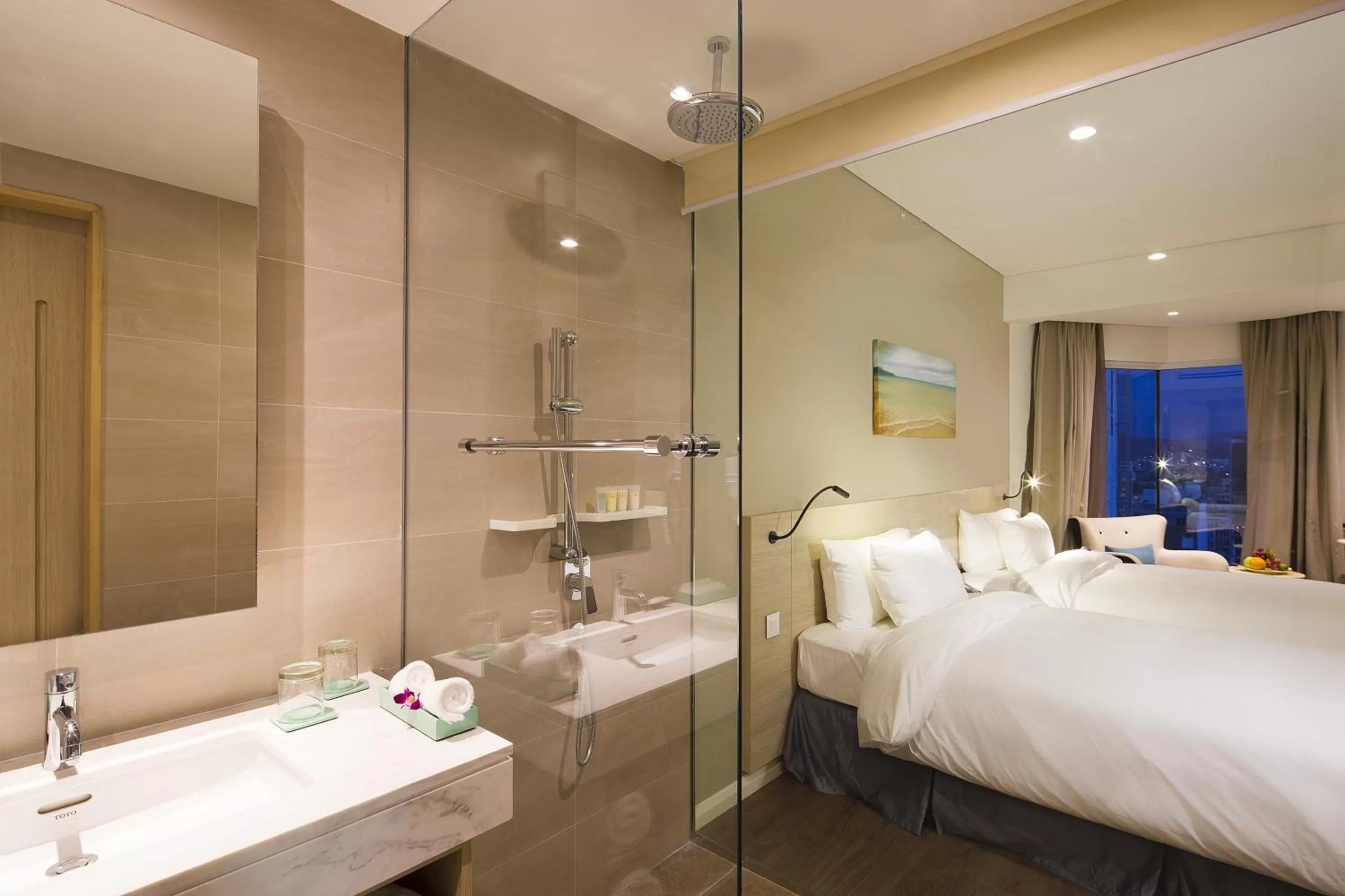 Shower, Bed in Liberty Central Nha Trang Hotel