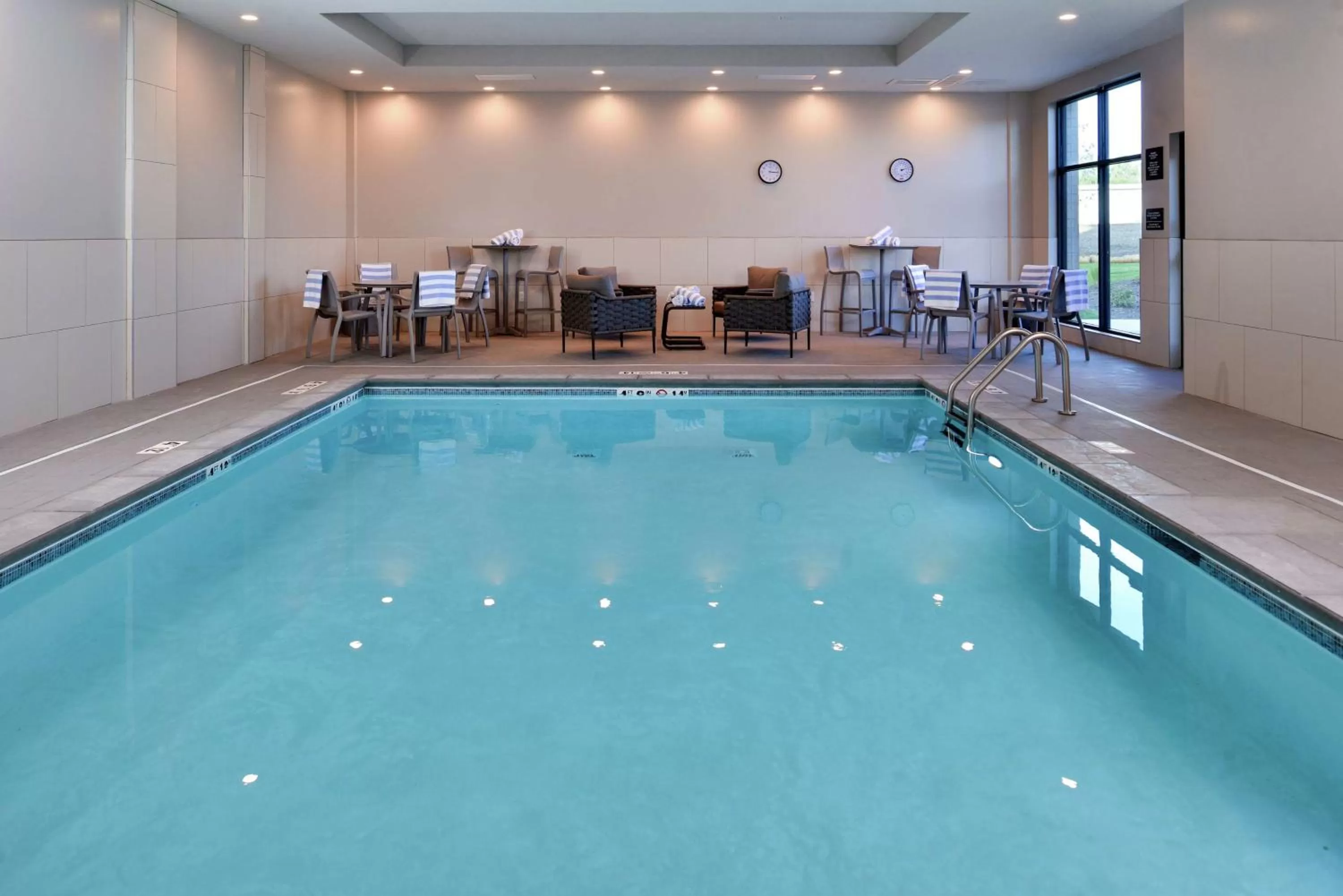 Pool view in Hampton Inn Cedar Falls Downtown, Ia