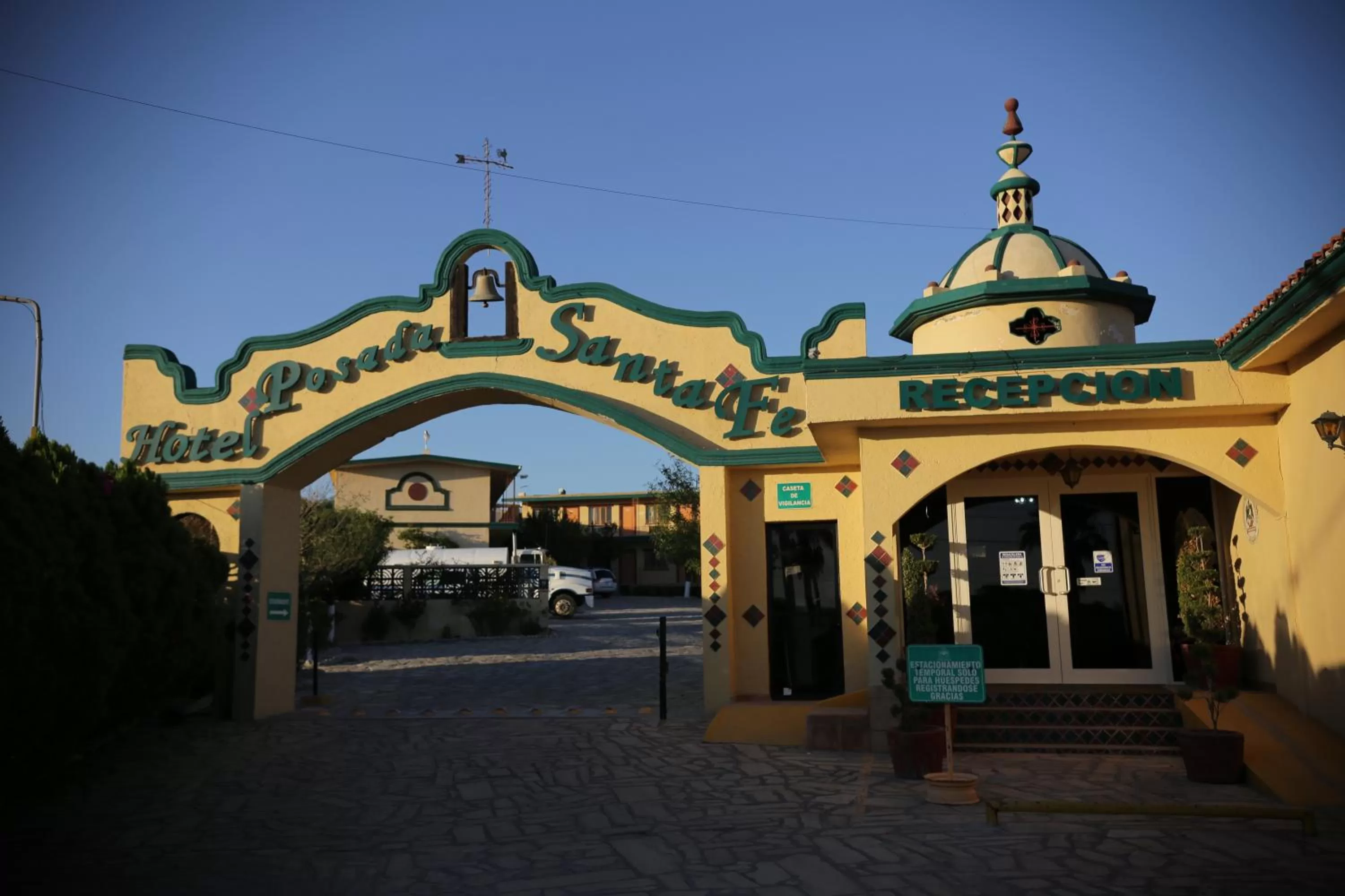 Facade/entrance in Hotel Posada Santa Fe Sabinas