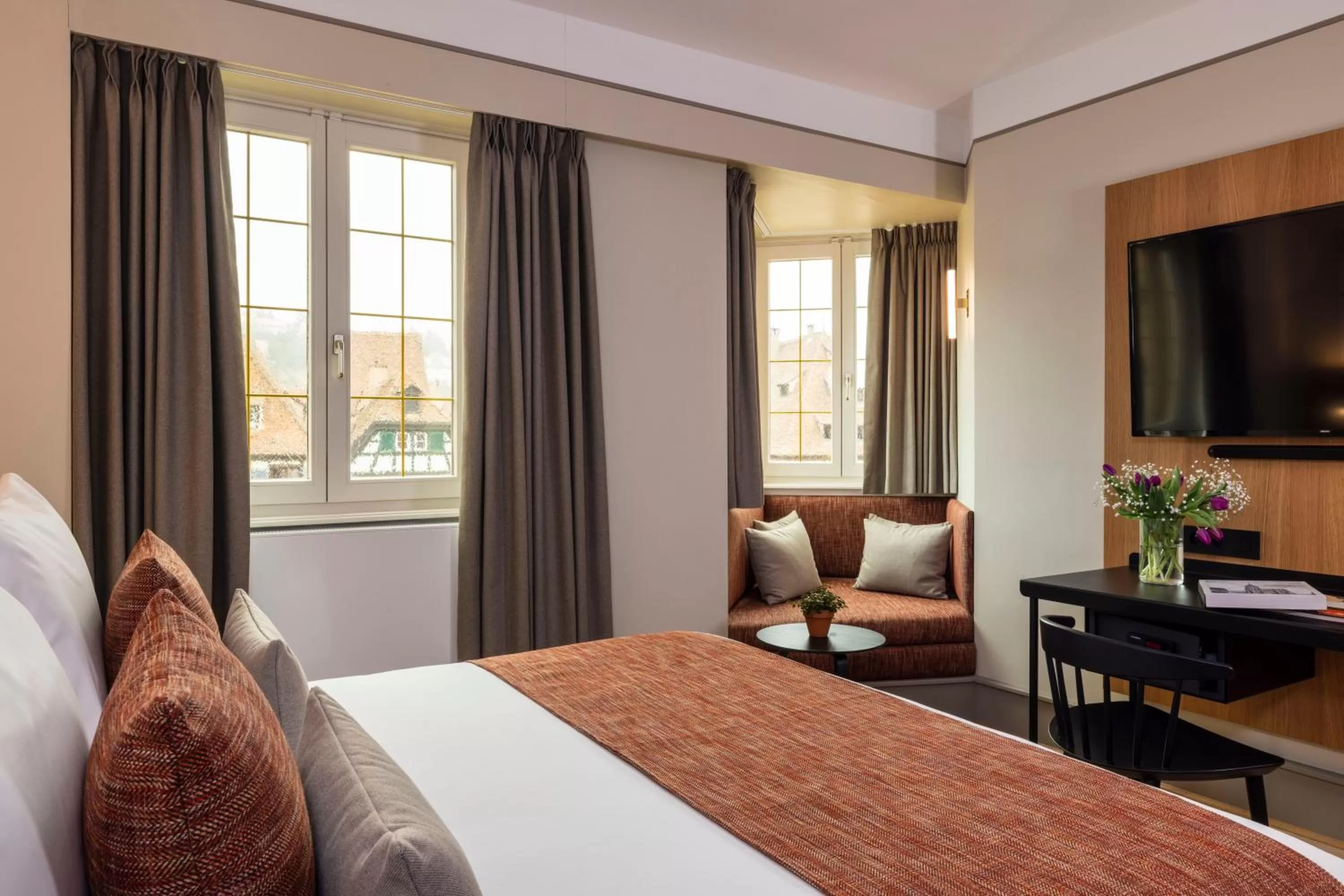 Bed in Hotel La Diligence