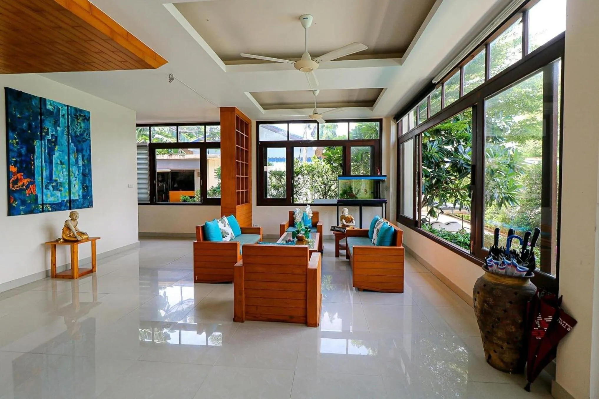 Lobby or reception in Samui Boat Lagoon