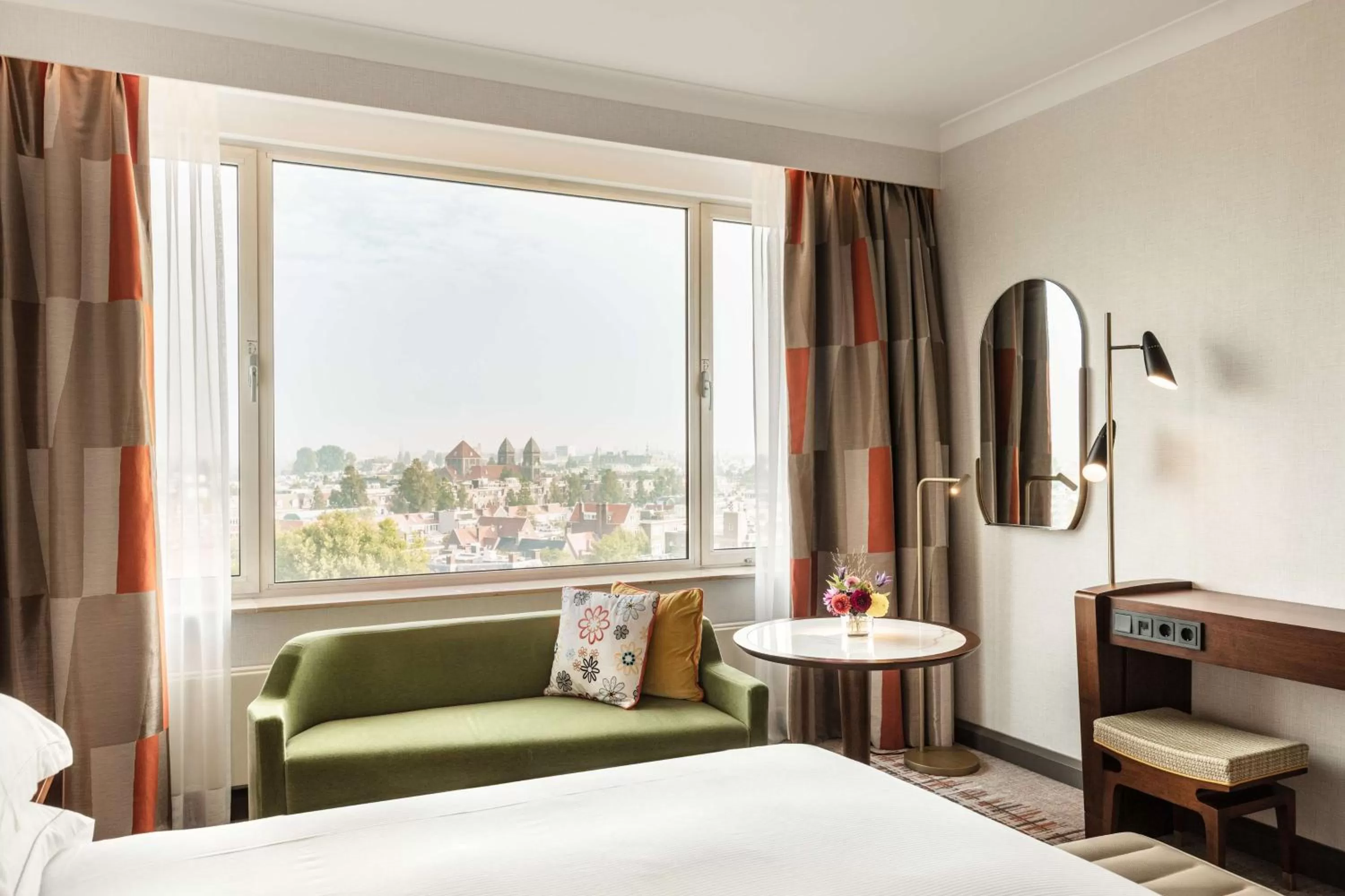 Bed in Hilton Amsterdam