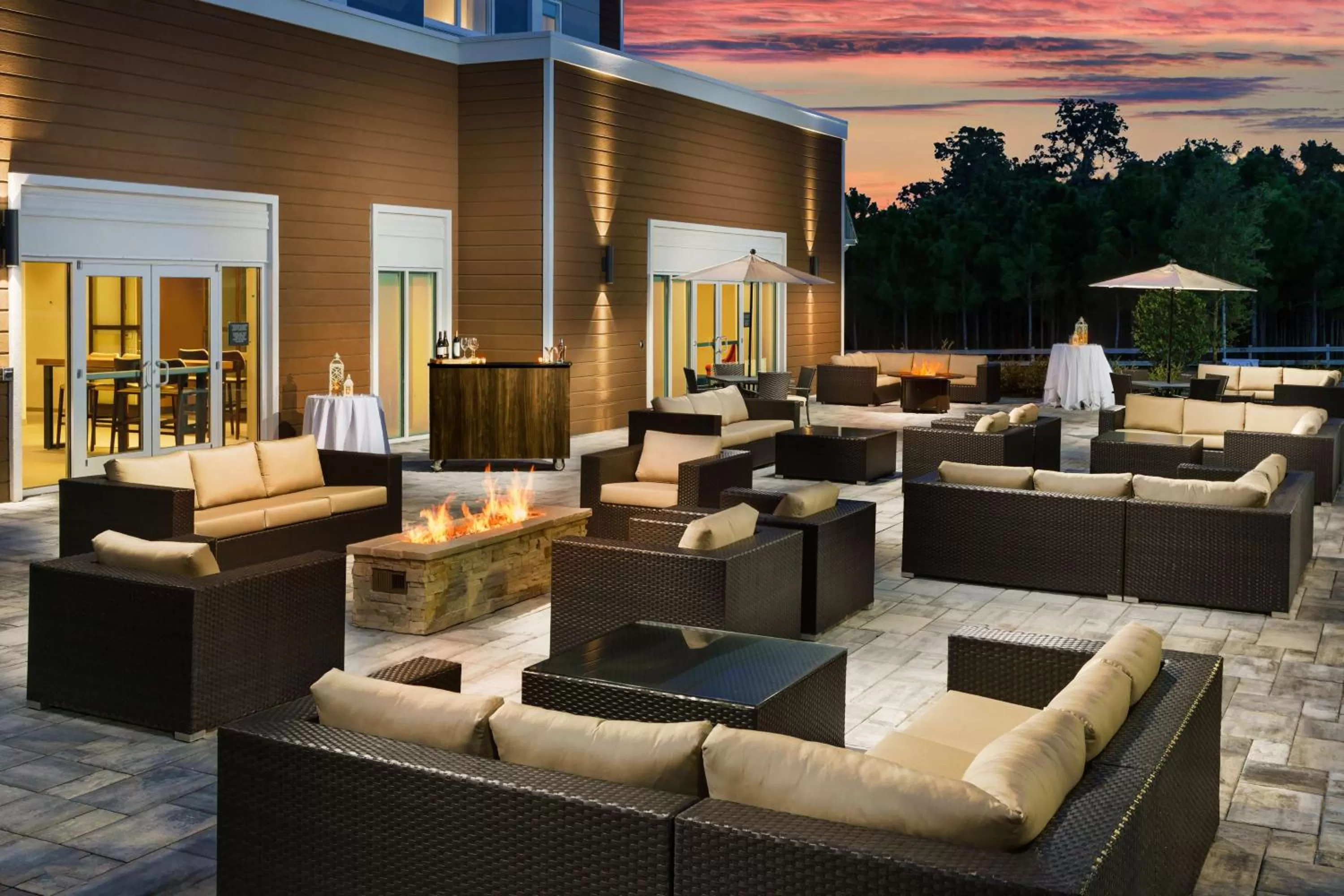 Patio in Hilton Garden Inn Apopka City Center, Fl