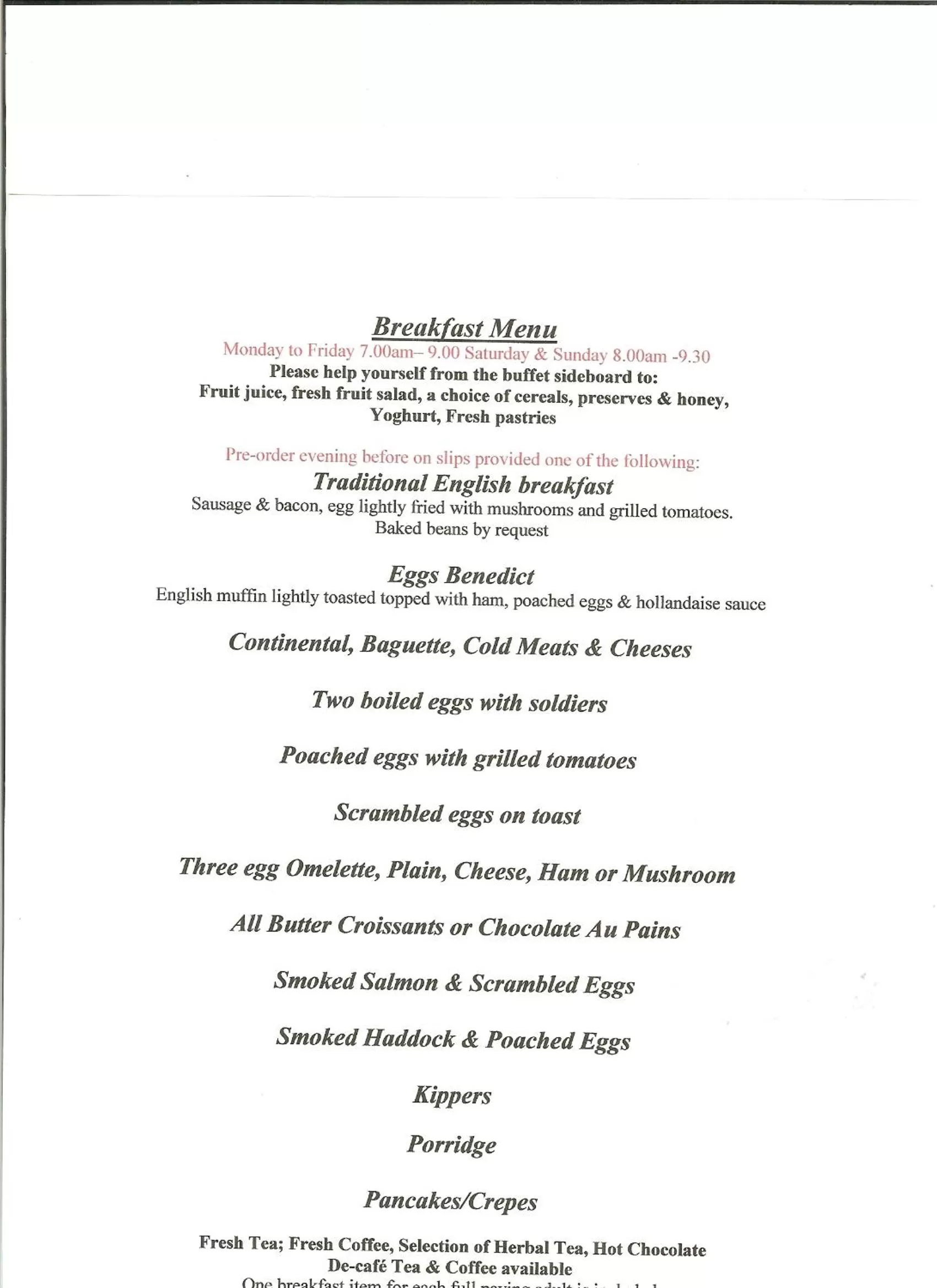 Logo/Certificate/Sign in Molland Manor House Bed & Breakfast