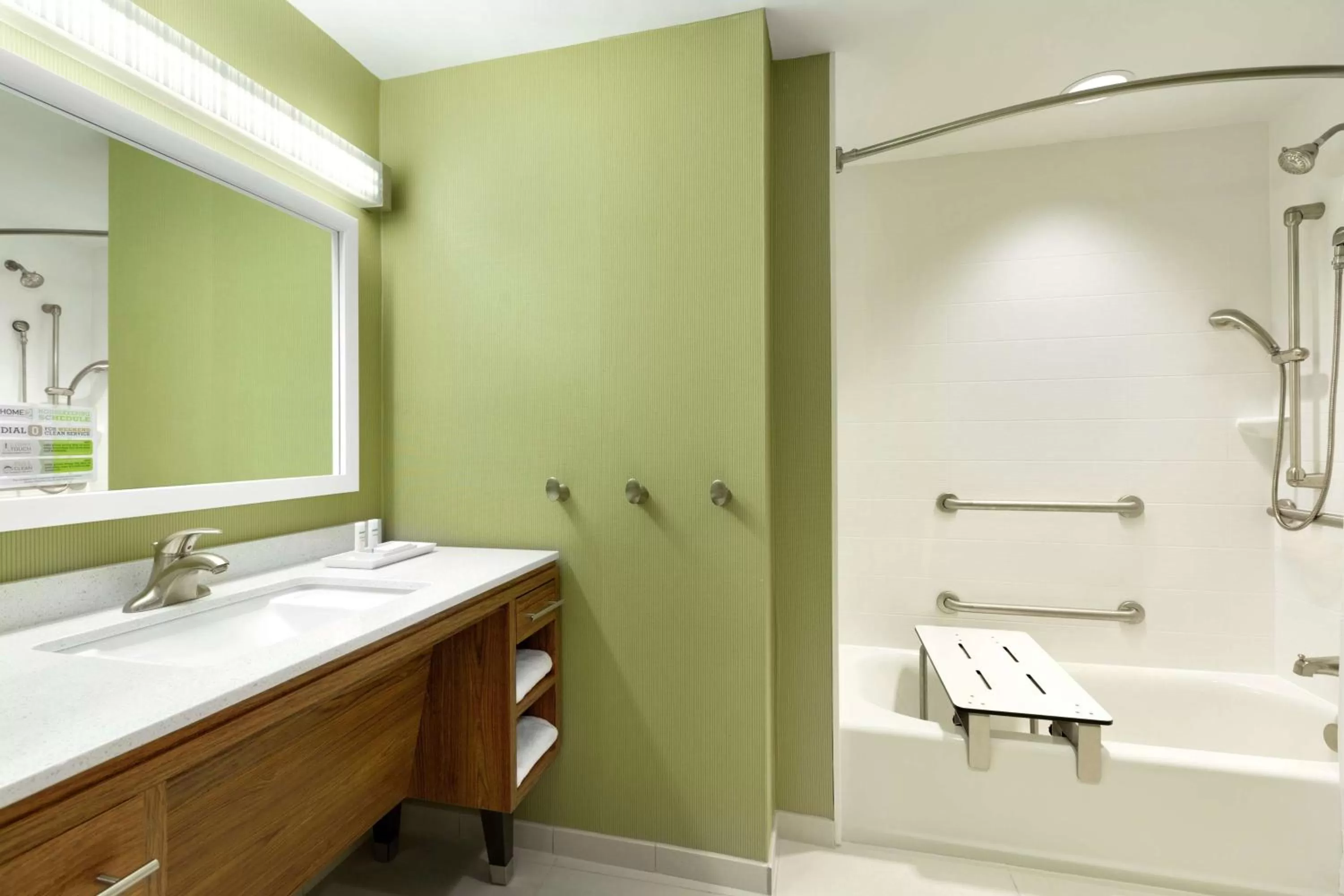 Bathroom in Home2 Suites by Hilton Saratoga Malta