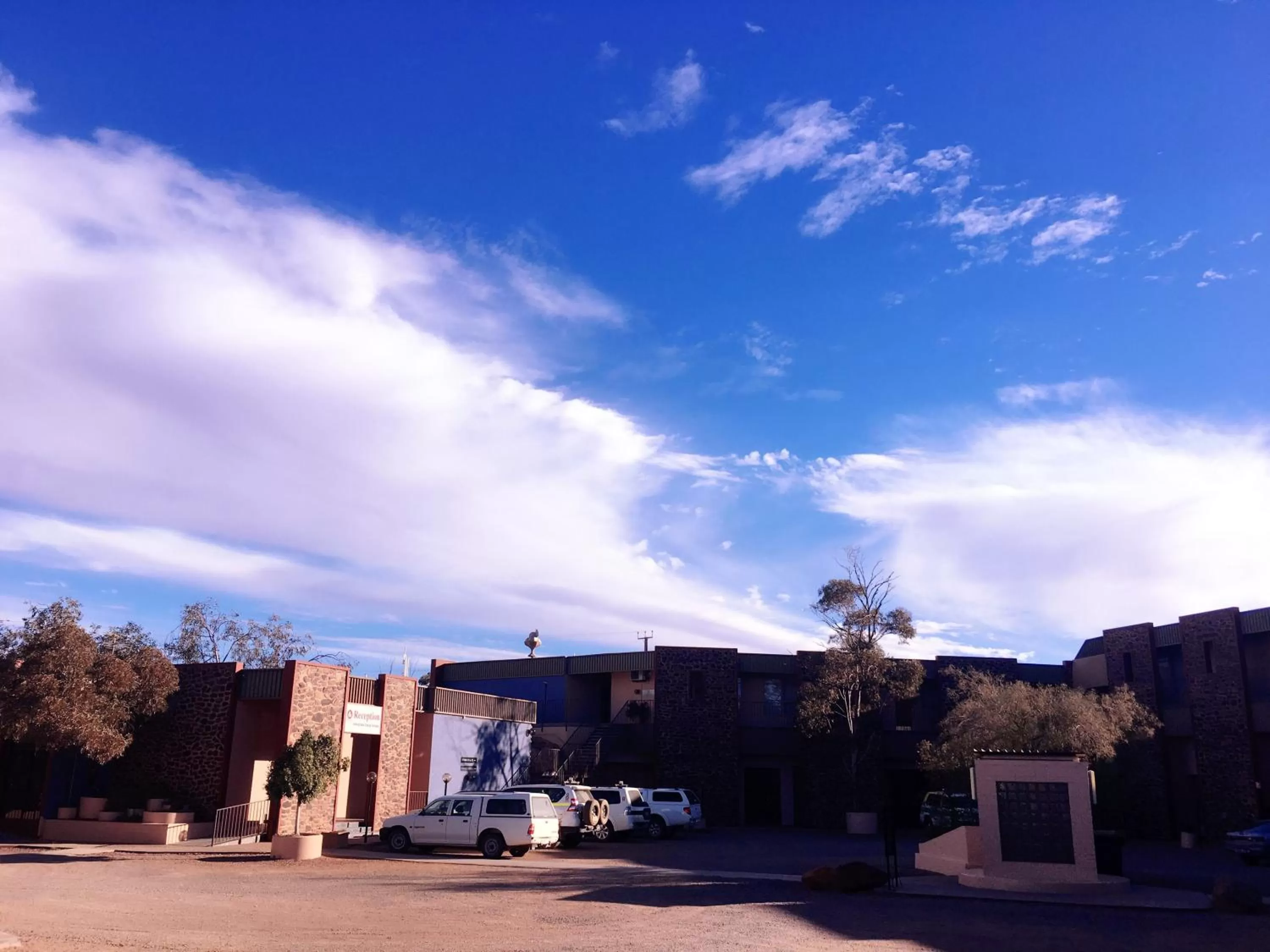 Garden in Desert Cave Hotel
