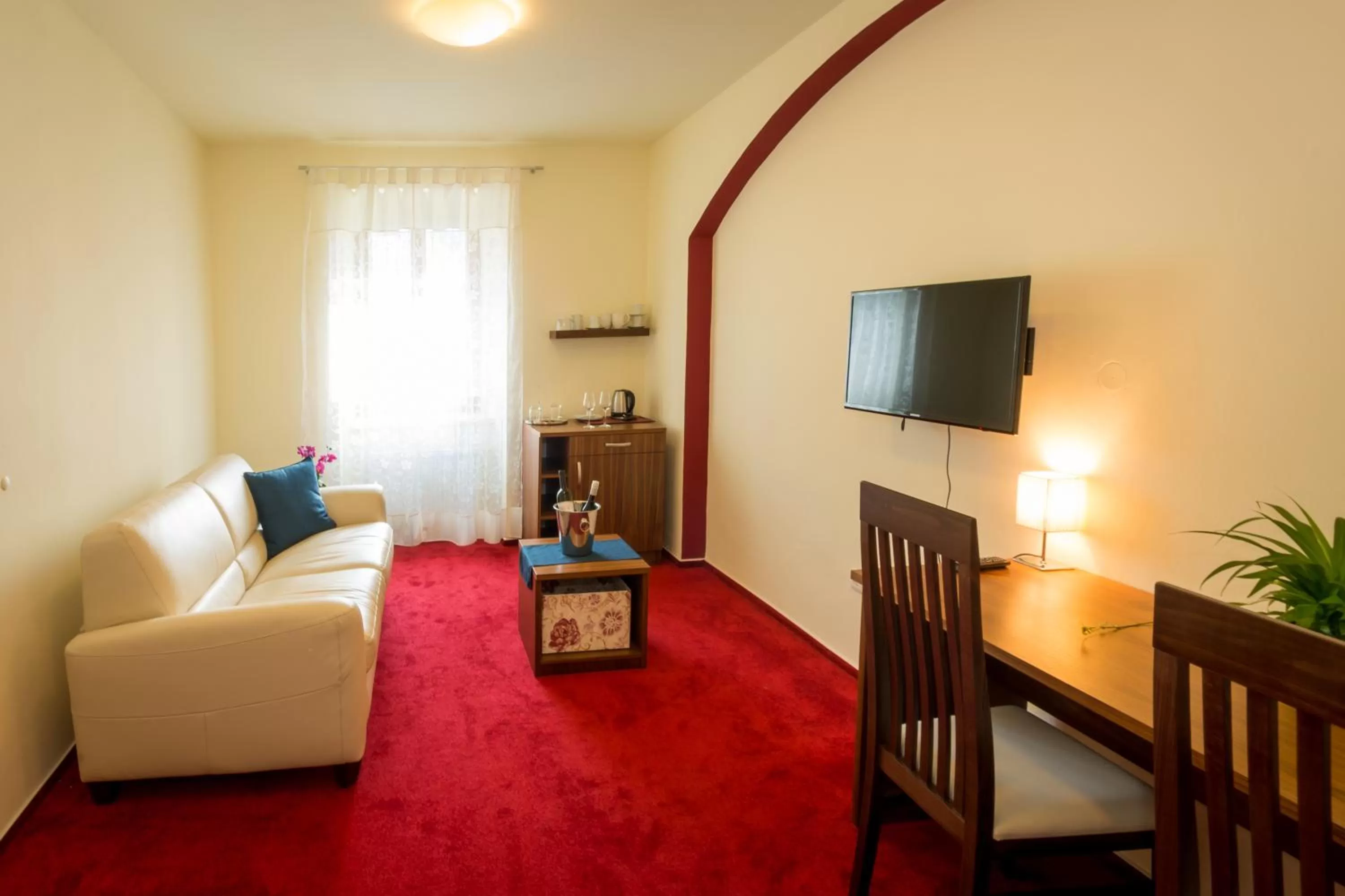 Seating Area in Relax Hotel Stork