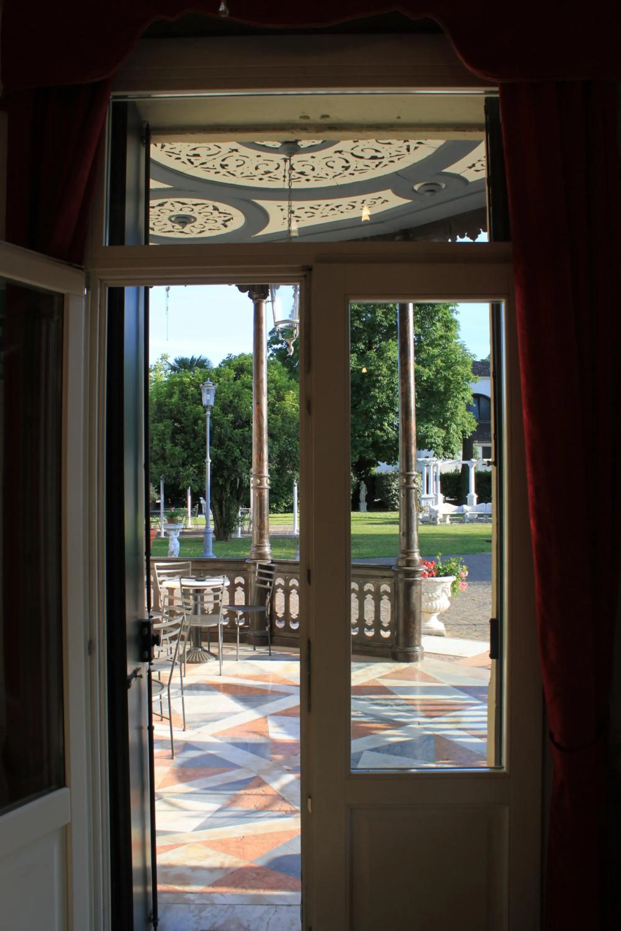 Patio in Hotel Villa Stucky