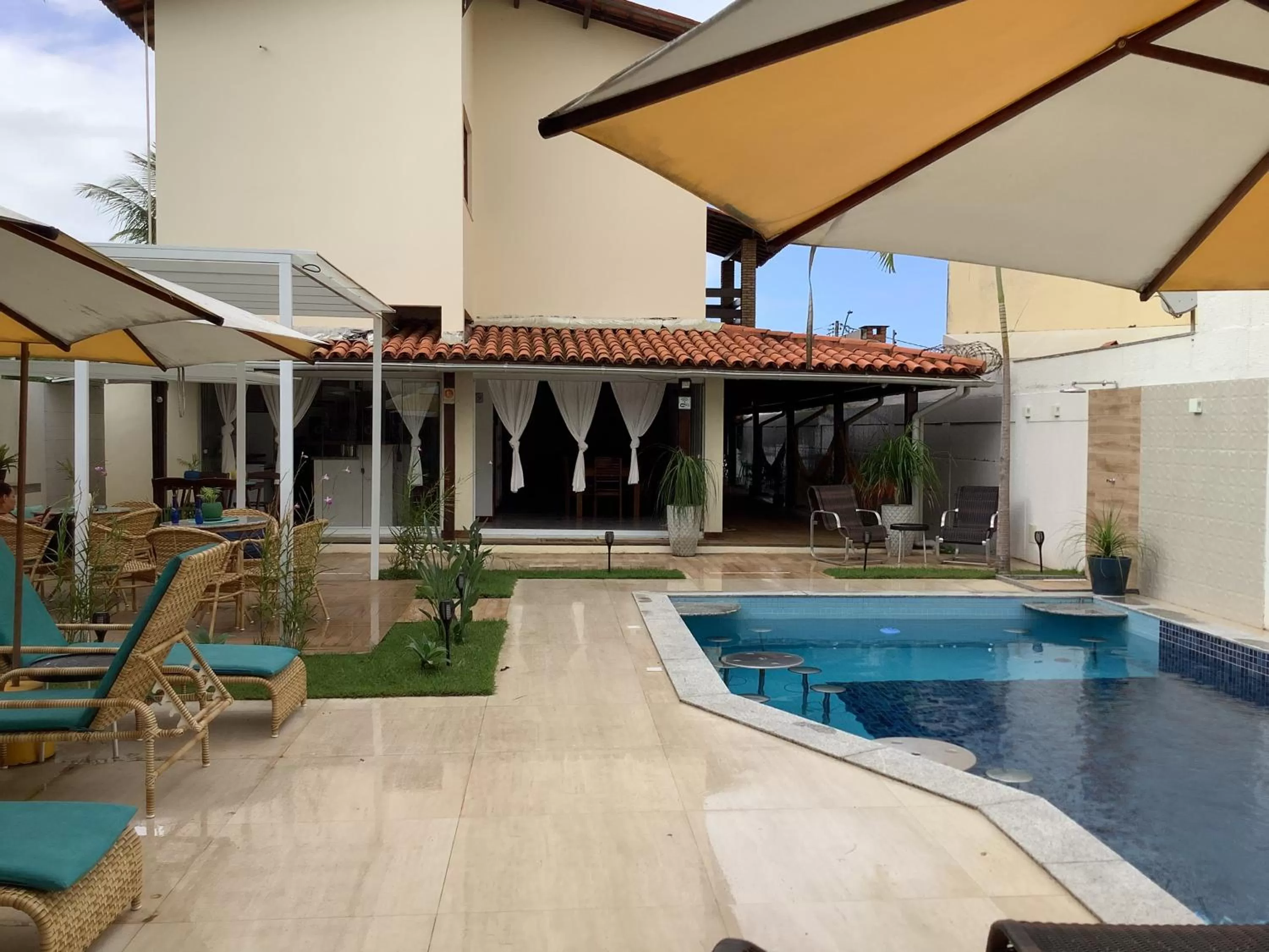 Patio in Pousada Villa Encantada LGBTQIAPlus