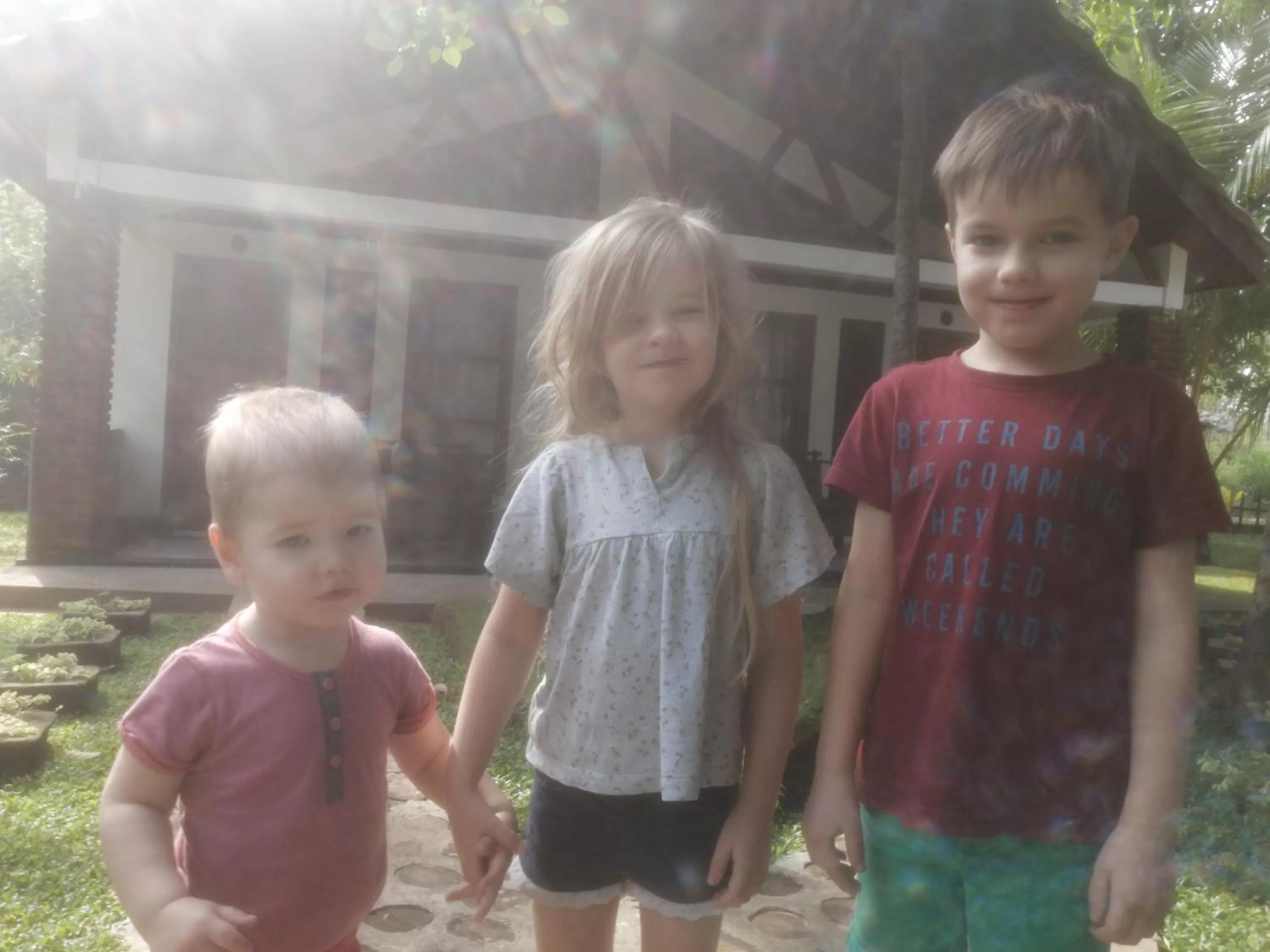 Family in Green Cottage