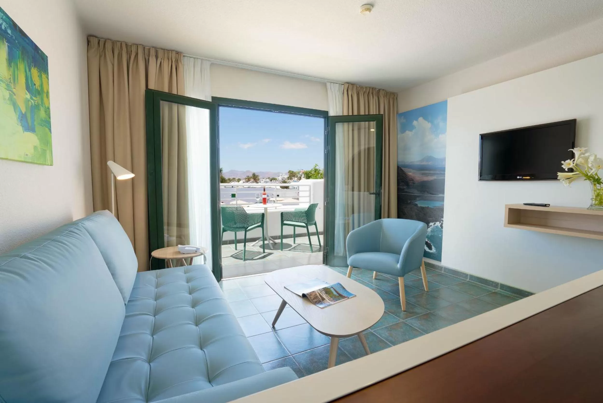 Living room in Relaxia Lanzaplaya