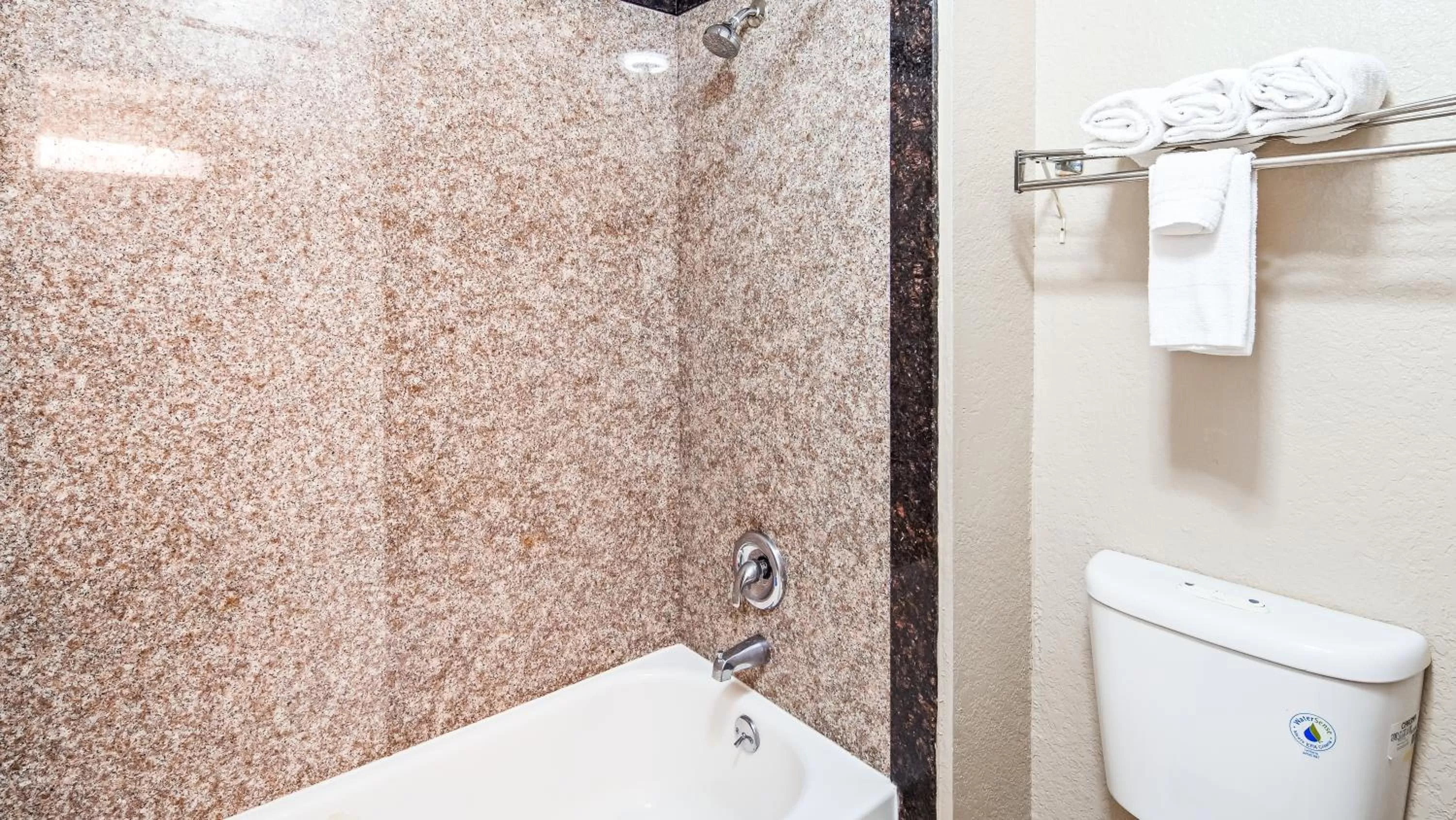 Bathroom in Travelodge by Wyndham San Antonio Downtown Northeast