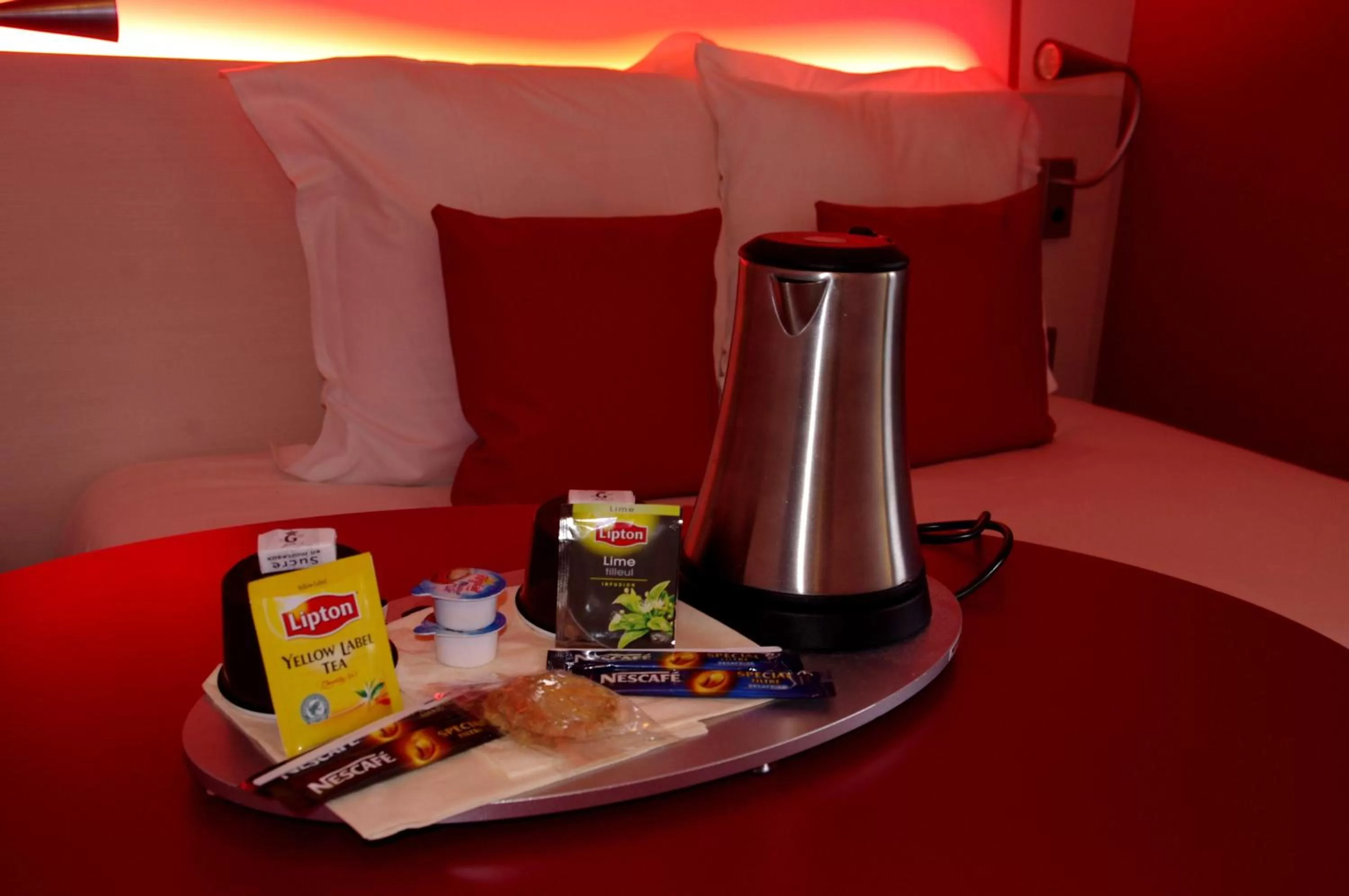 Bed in Kyriad Quimper Sud