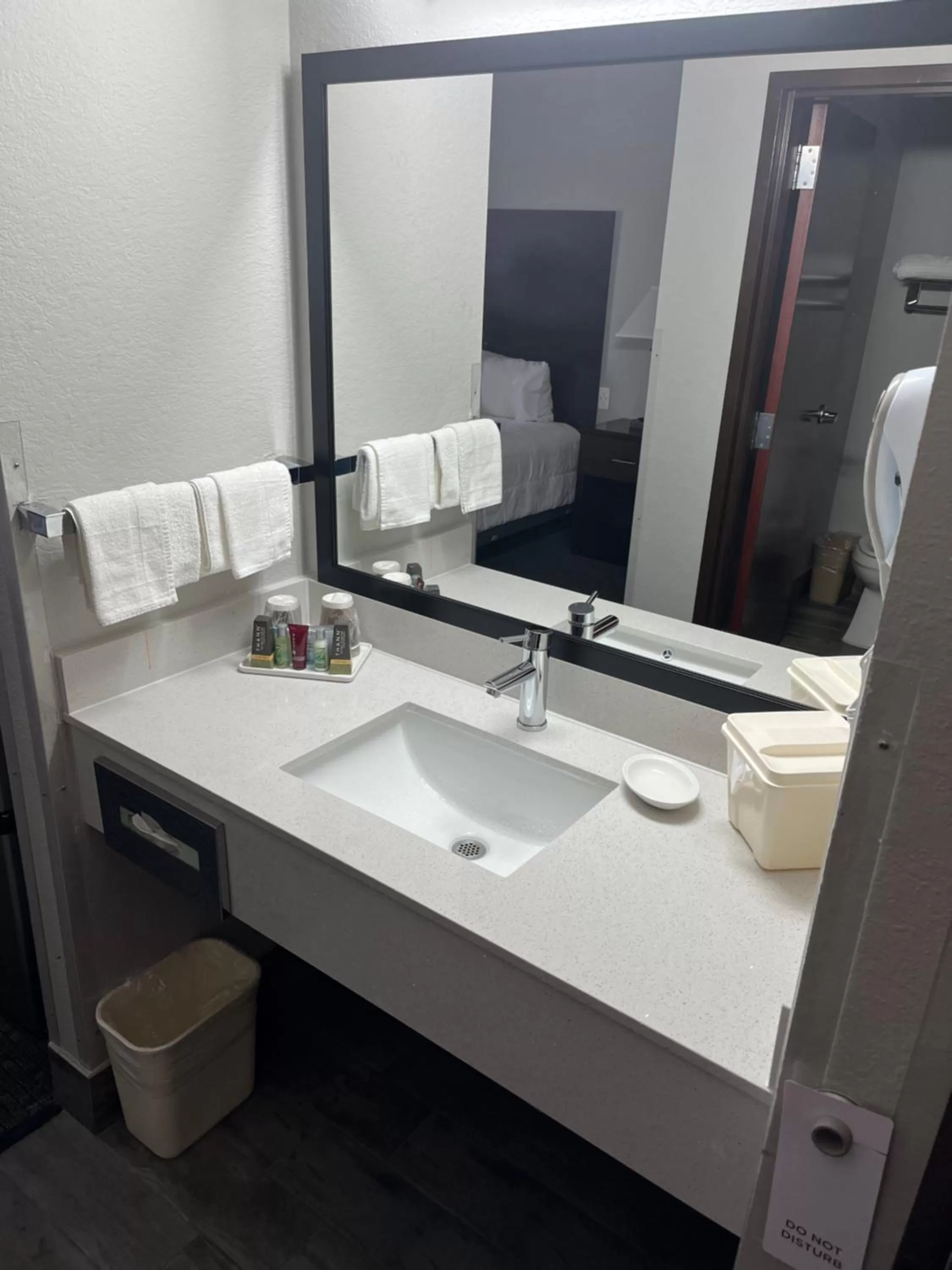 Bathroom in Lea County Inn