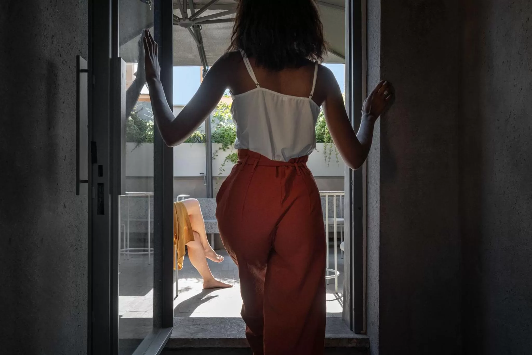 City view in Hotel Scenario