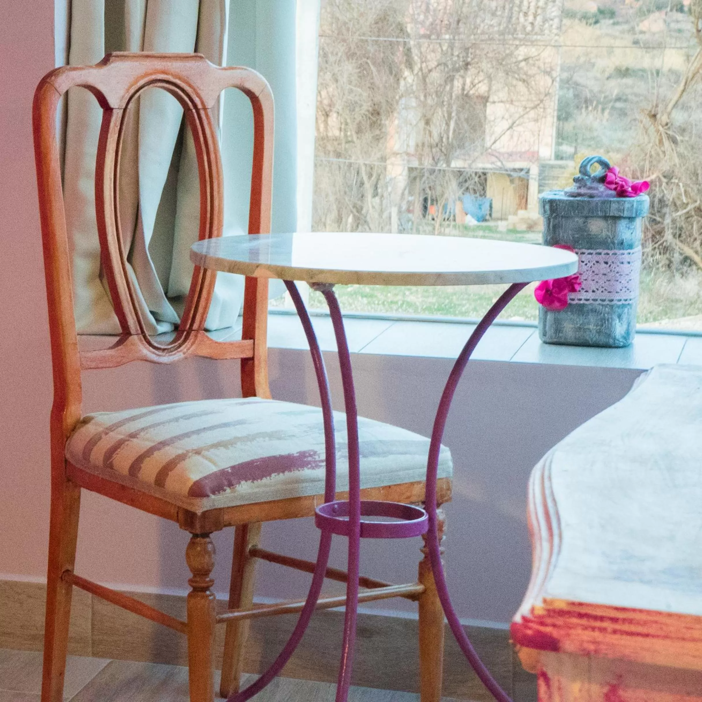Seating area in Cabezo Buñuel Hostal