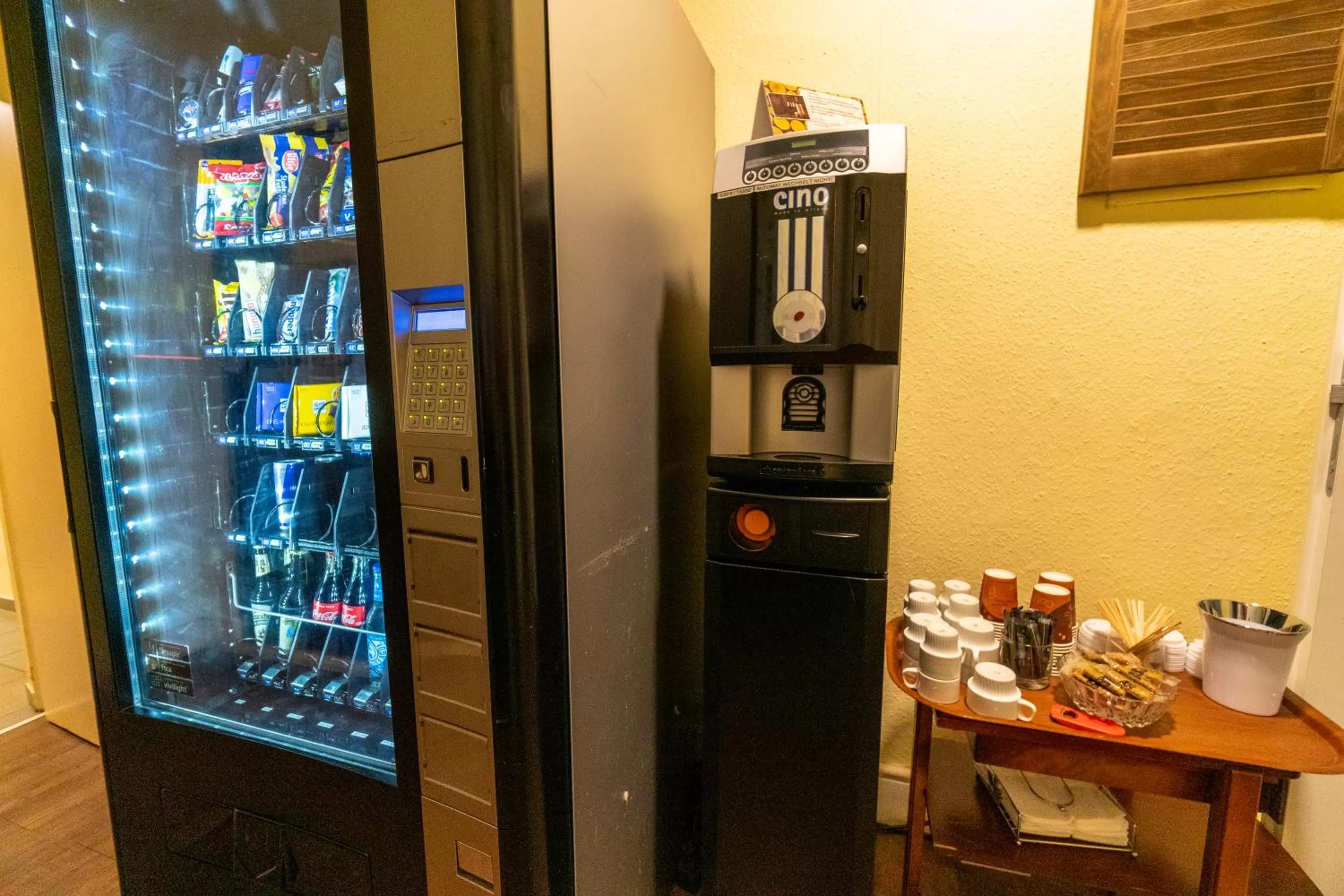 vending machine in Hotel Holsteinische Schweiz am Dieksee