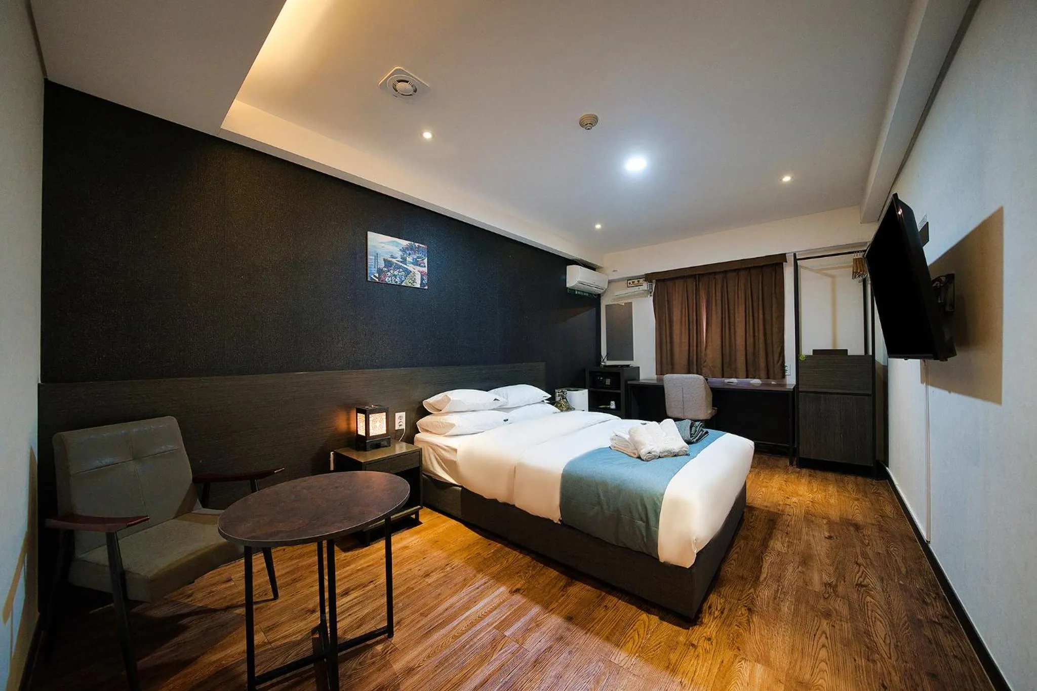 Bed in Suwon Dono1796 Hotel