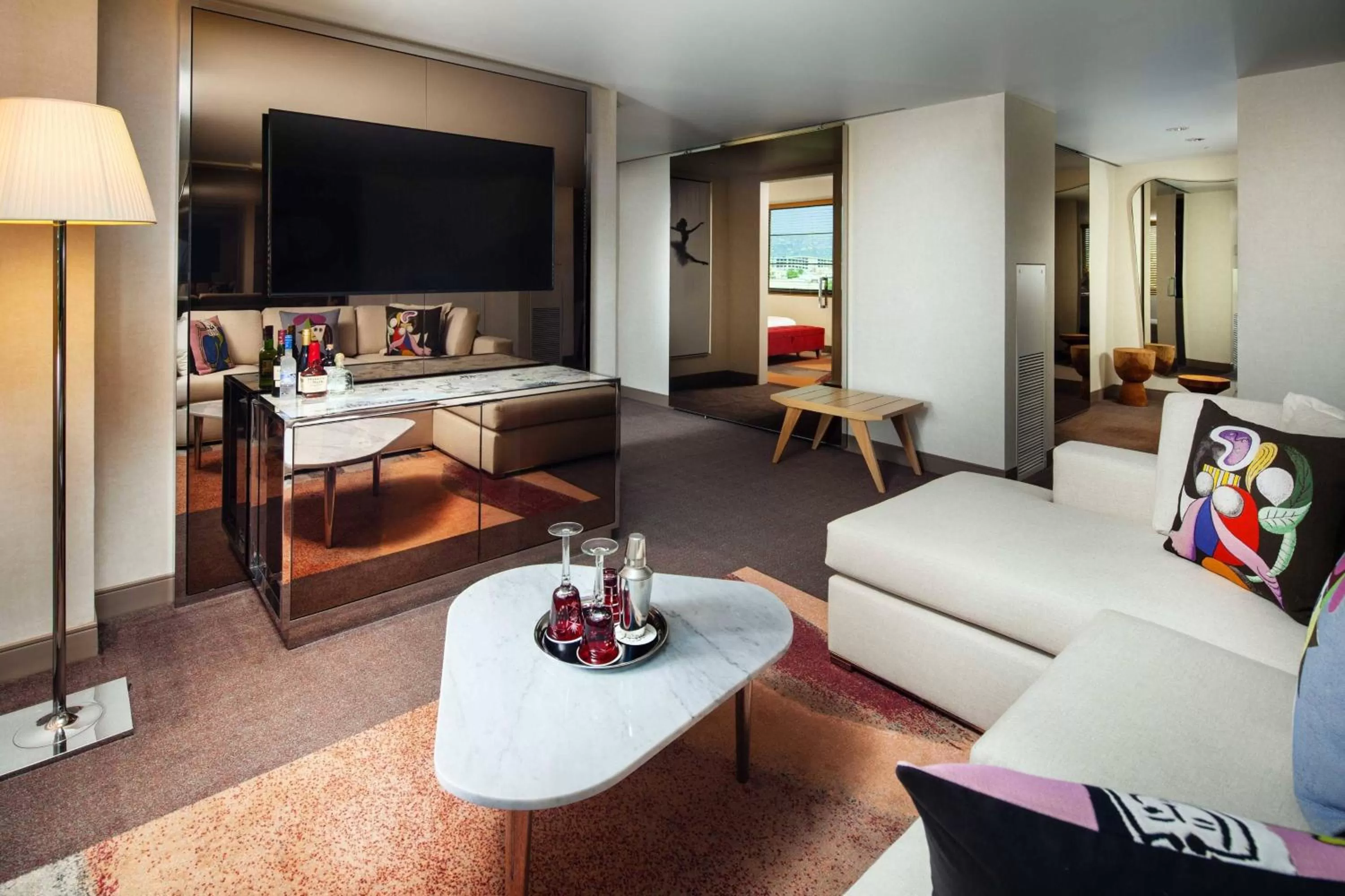 Bedroom, Bed in SLS Hotel, a Luxury Collection Hotel, Beverly Hills