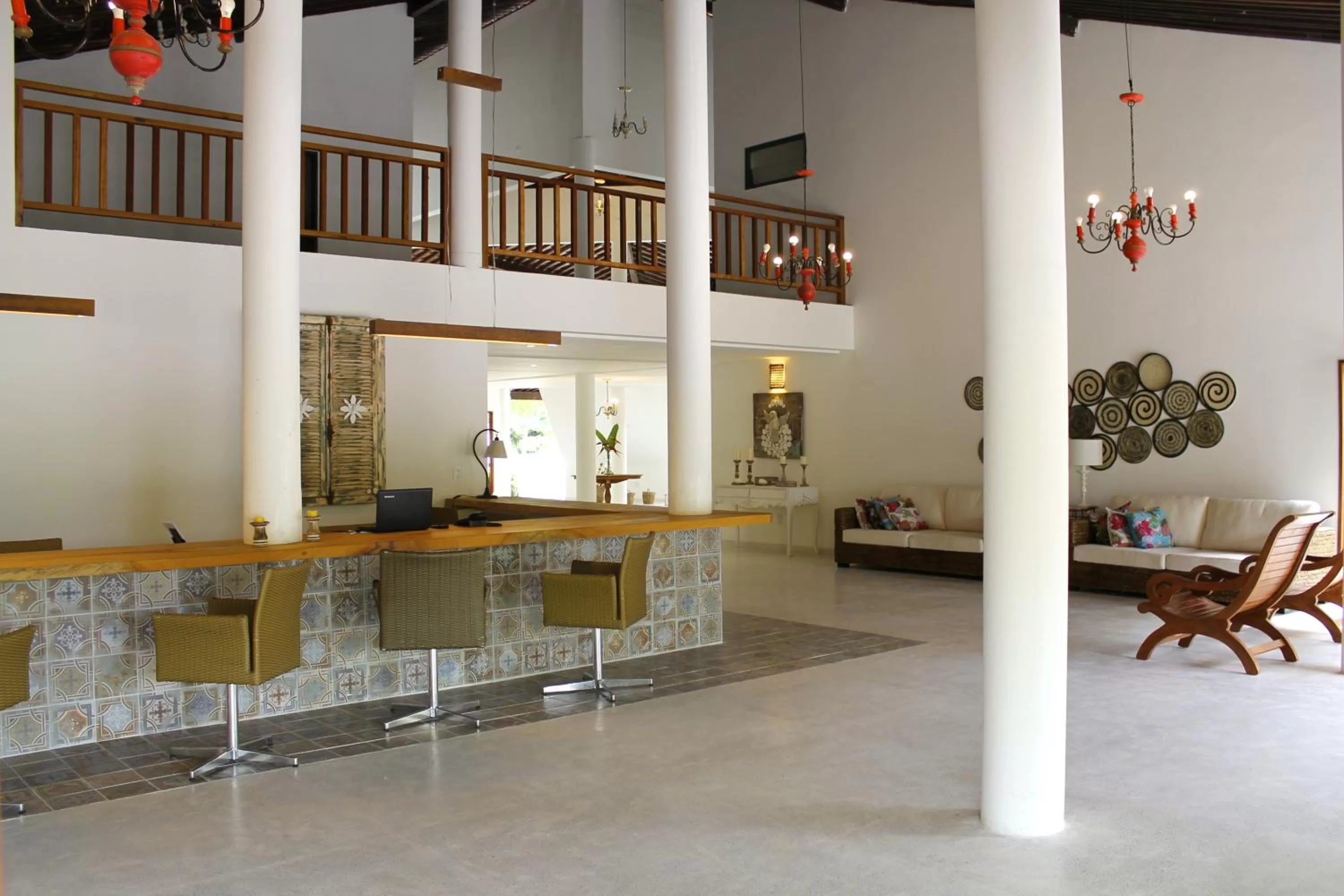 Lobby or reception in Angá Beach Hotel