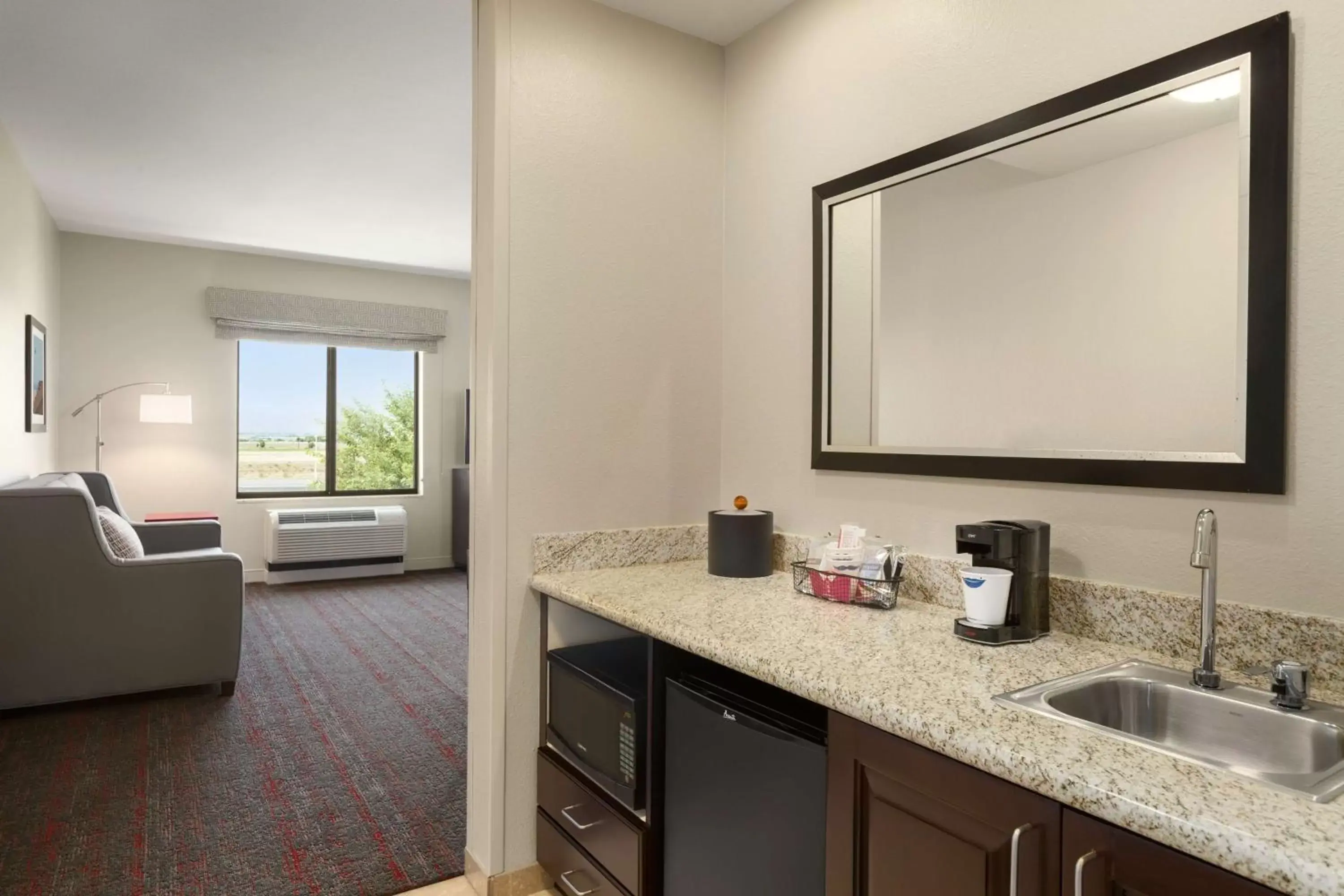 Suite with Two Queen Beds and Bath Tub - Mobility and Hearing Access/Non-Smoking in Hampton Inn & Suites Phoenix Glendale-Westgate Suite with Two Queen Beds and Bath Tub - Mobility and Hearing Access/Non-Smoking in Hampton Inn & Suites Phoenix Glendale-Westgate