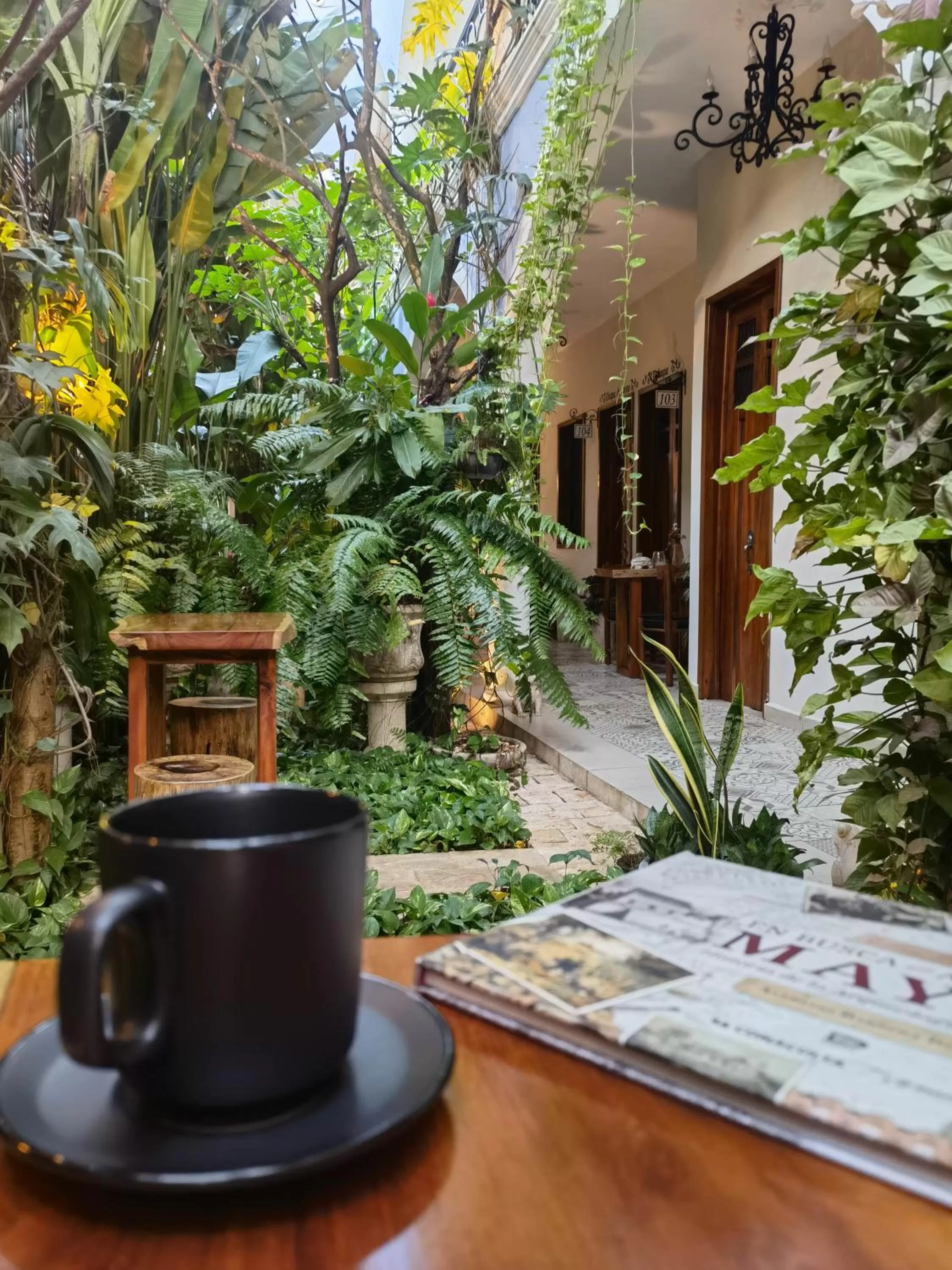 Restaurant/places to eat in Le Muuch Hotel Boutique