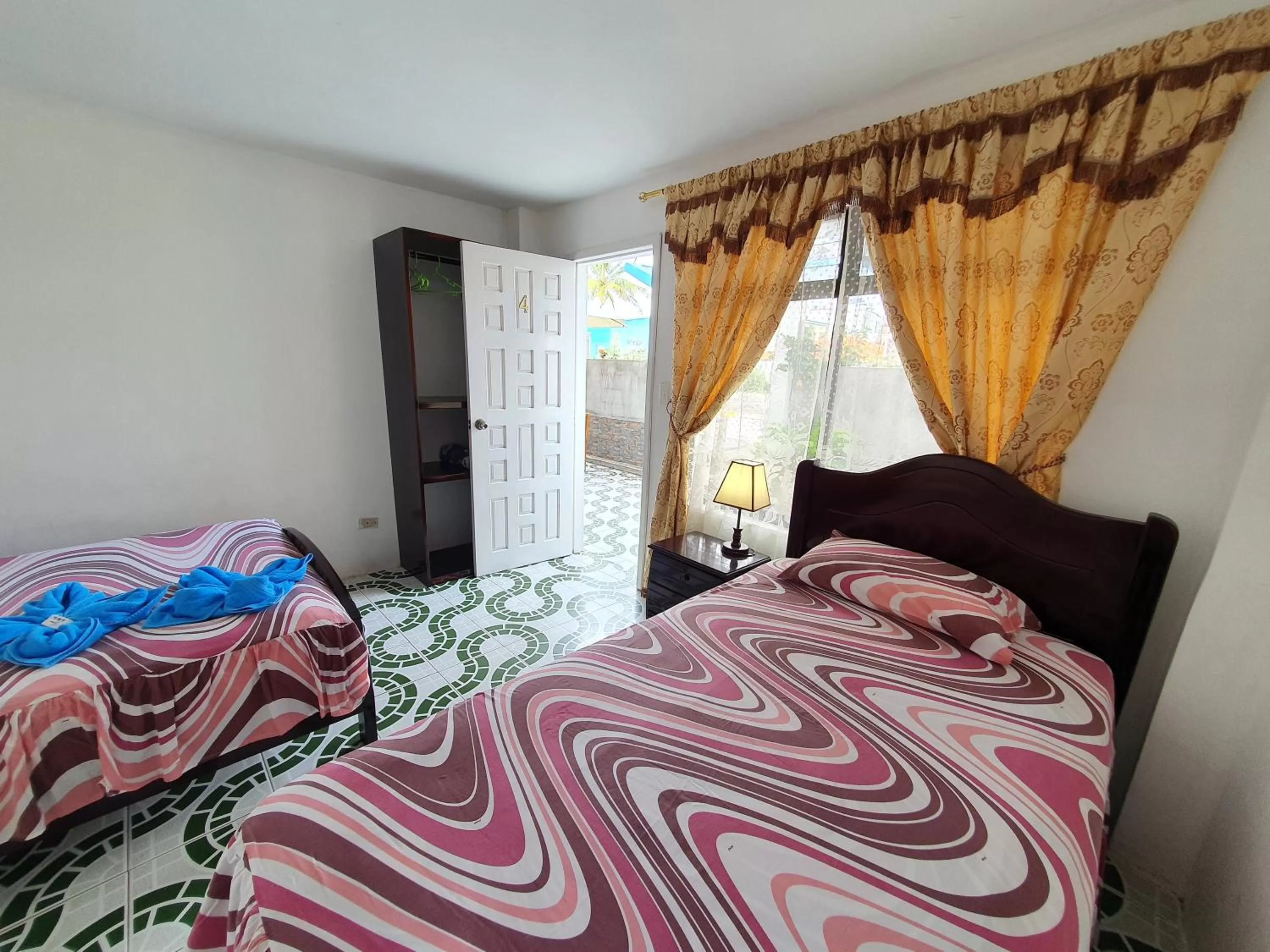 Bed in Hostal Cerro Azul