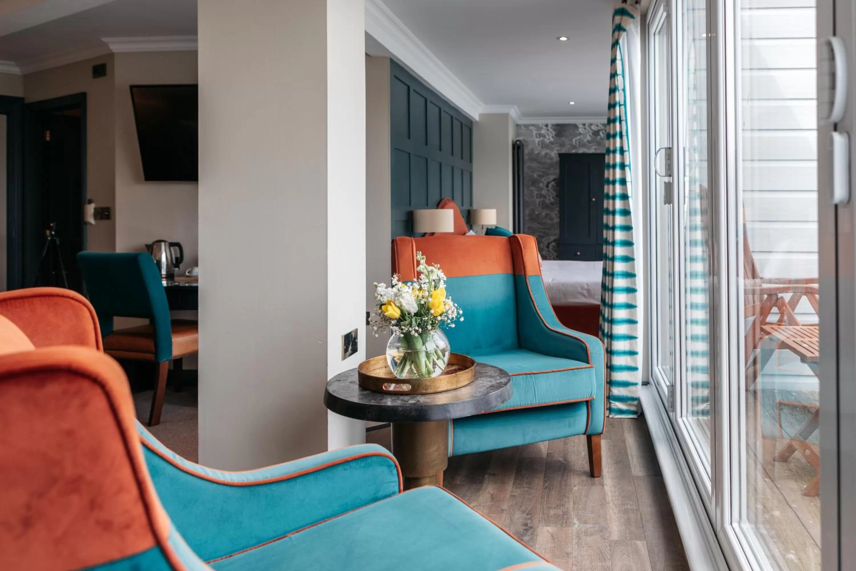 Seating area in Greenbank Hotel