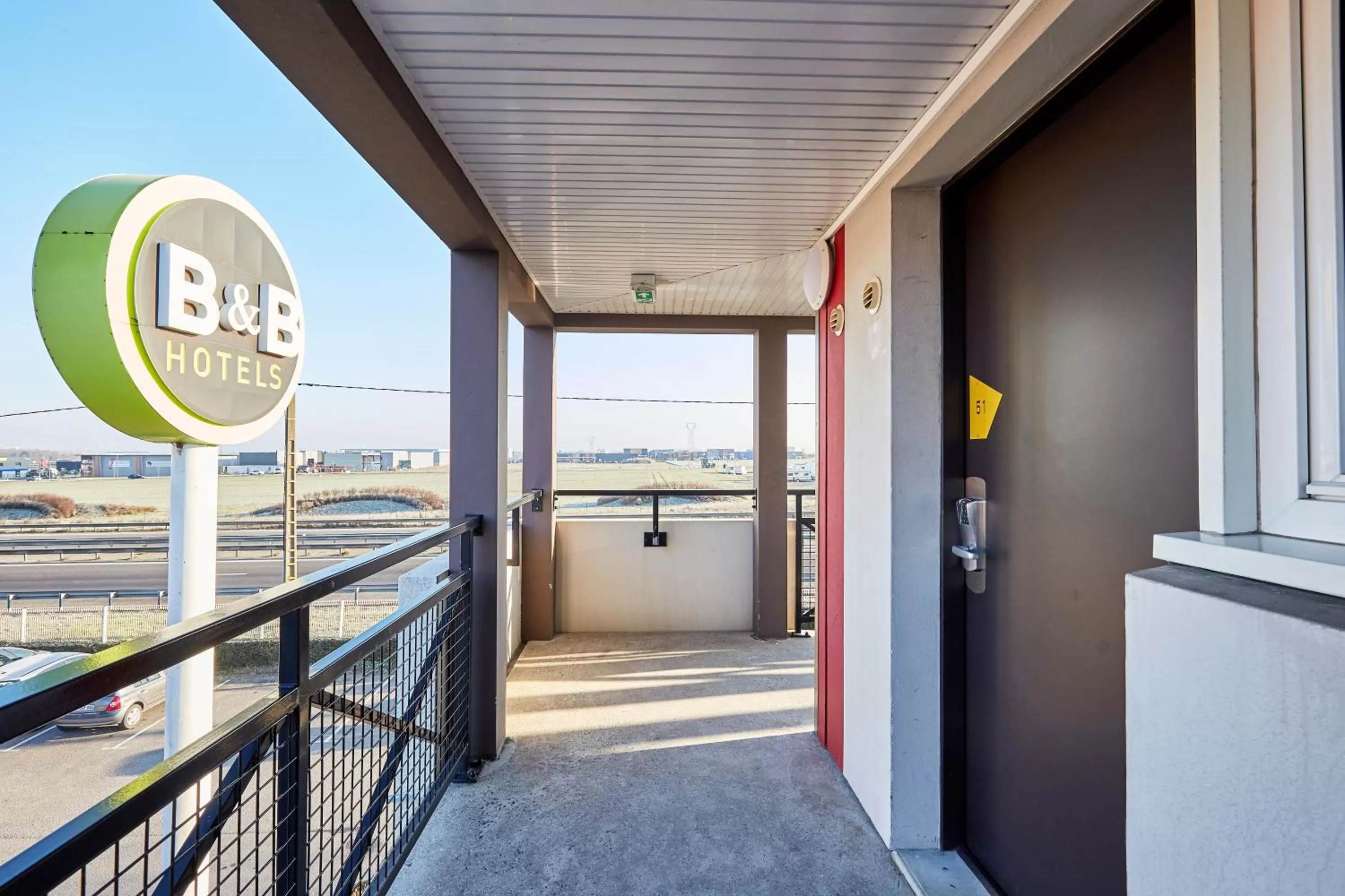 Property building in B&B HOTEL CAEN Sud