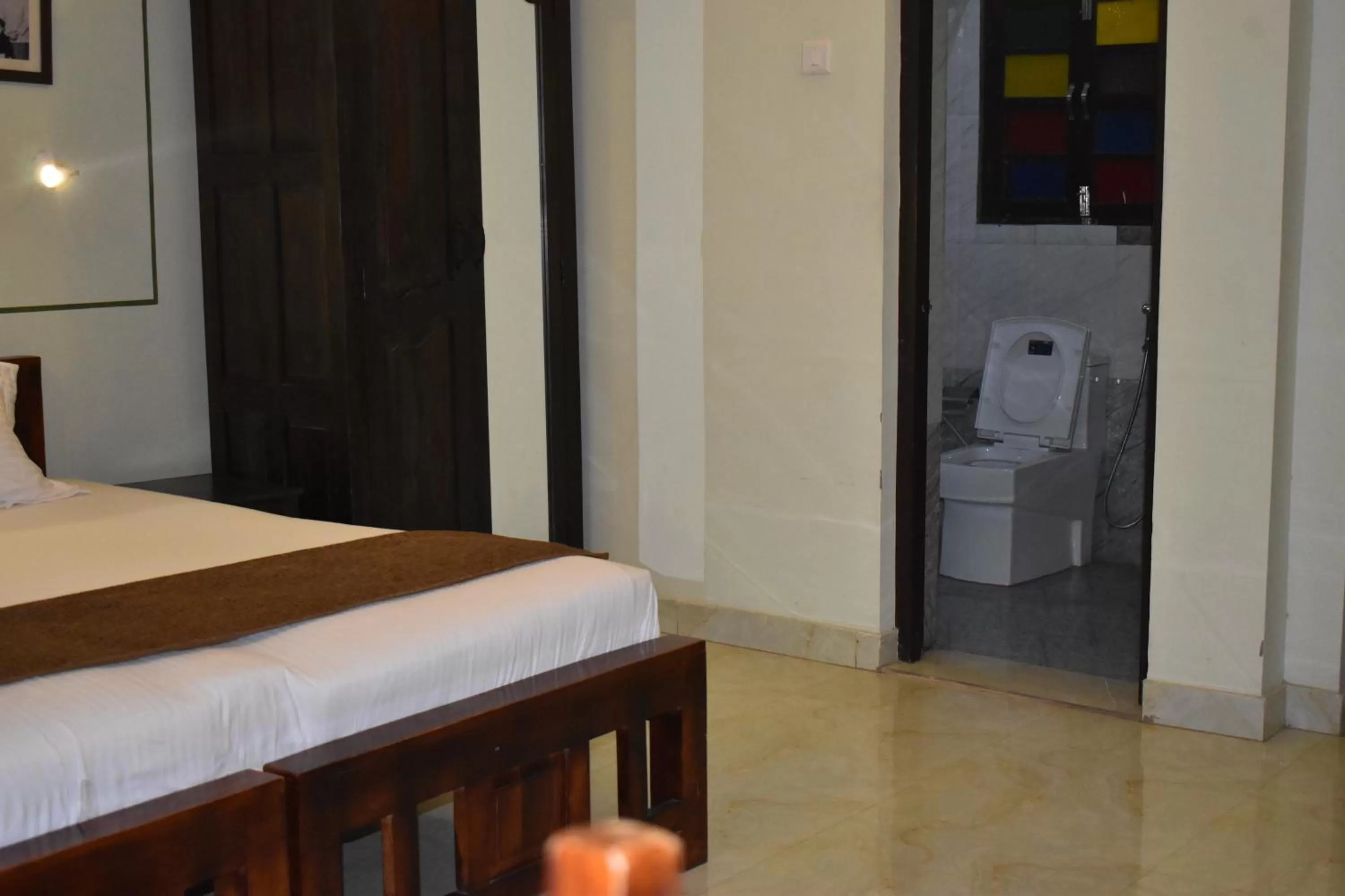 Bedroom, Bed in Hotel Nawal Sagar Palace - Bundi