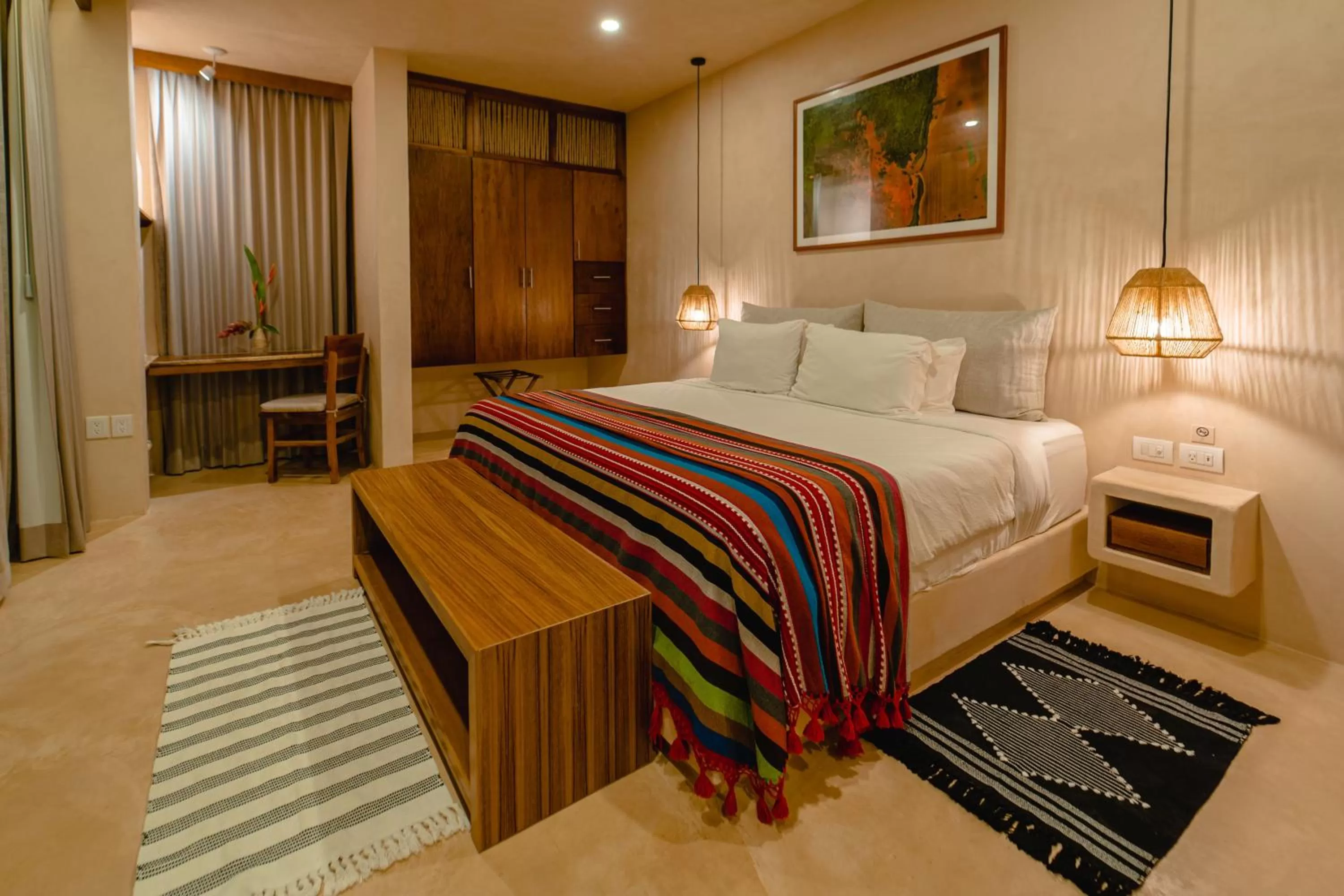 Bedroom, Bed in Destino Mío Mayan Jungle Retreat