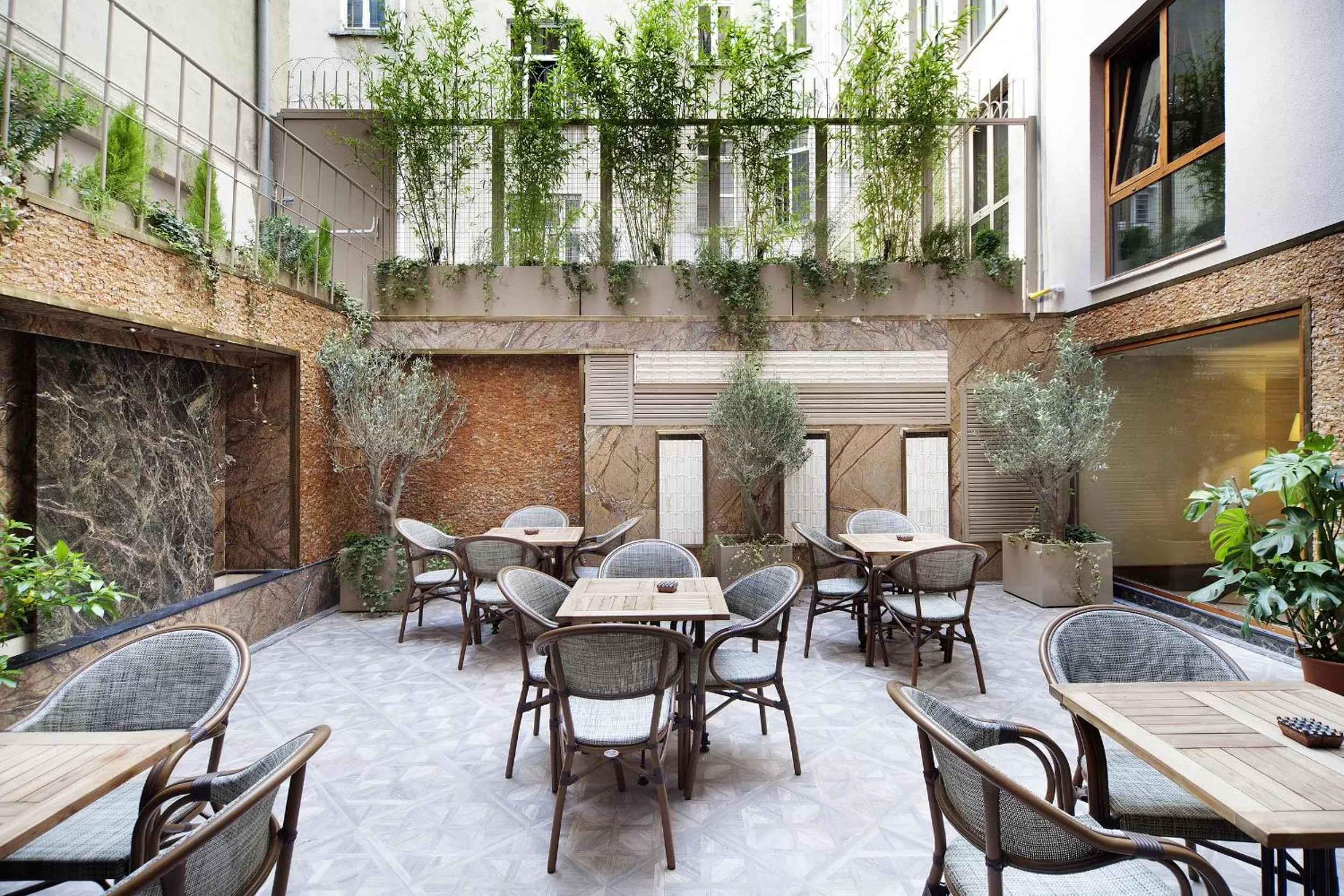 Garden in Grand Hotel de Pera