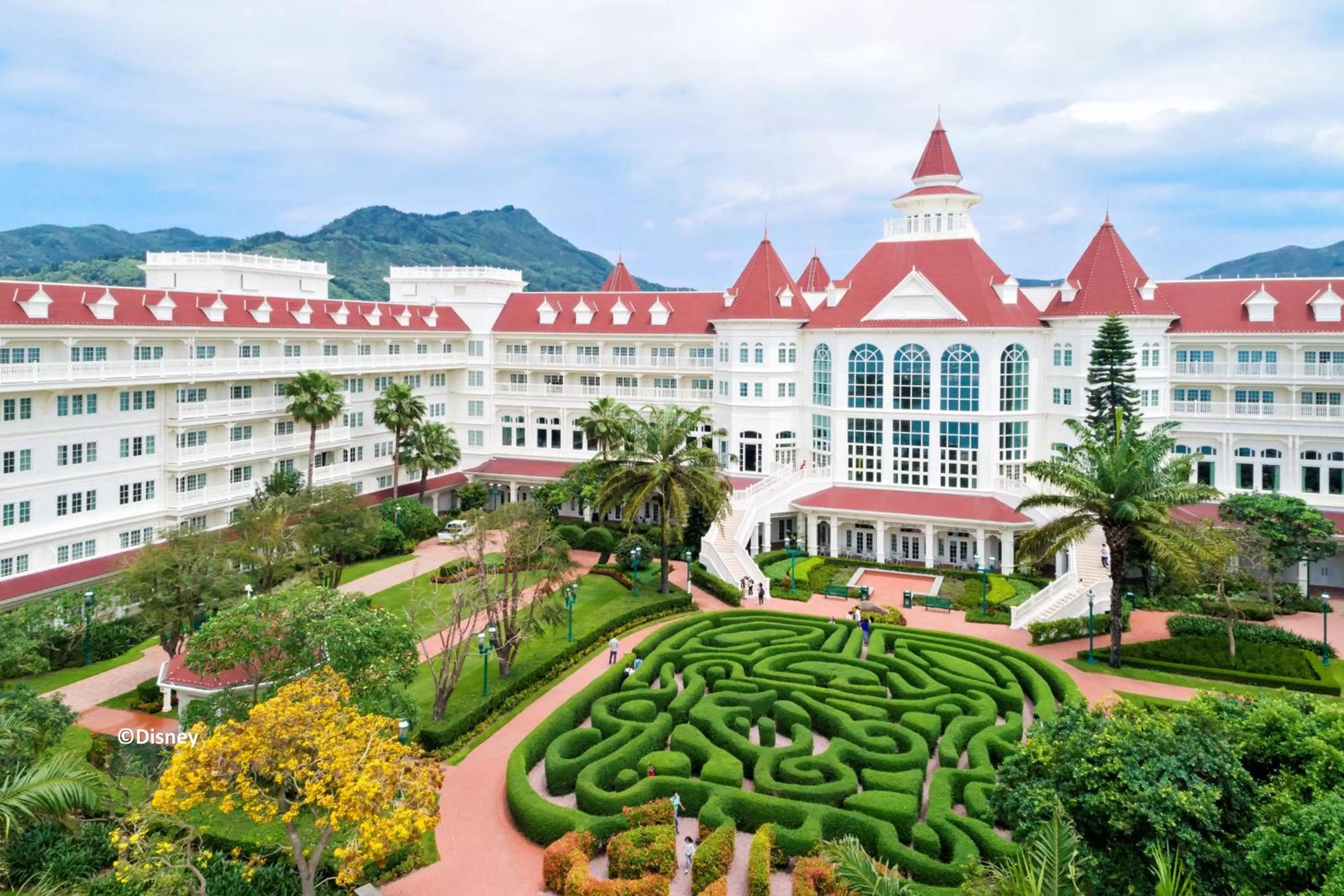 Property building in Hong Kong Disneyland Hotel